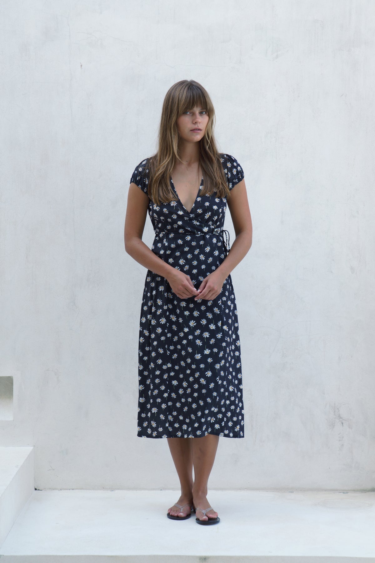 Alaia Midi Wrap Dress | Daisy
