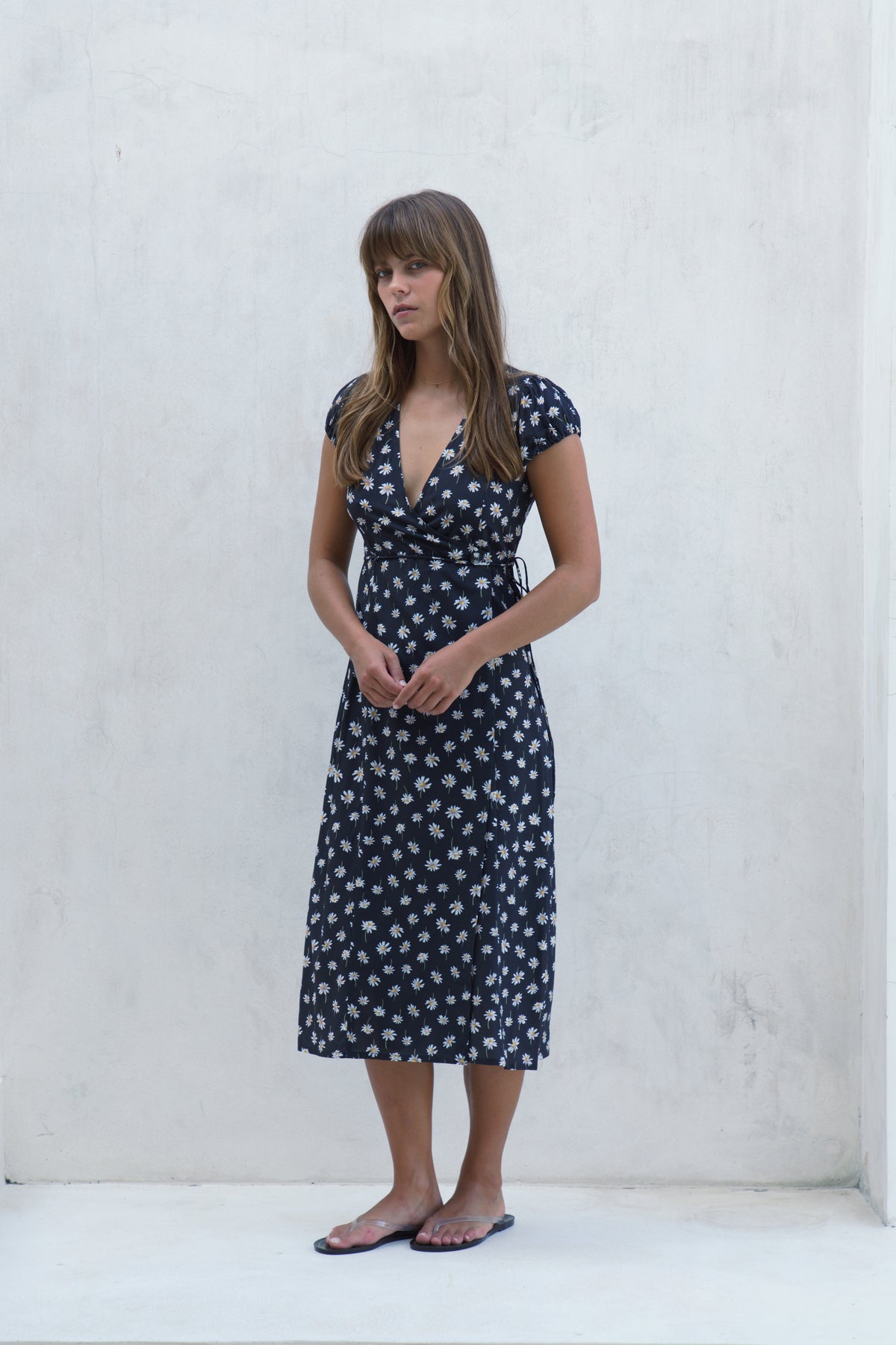 Alaia Midi Wrap Dress | Daisy
