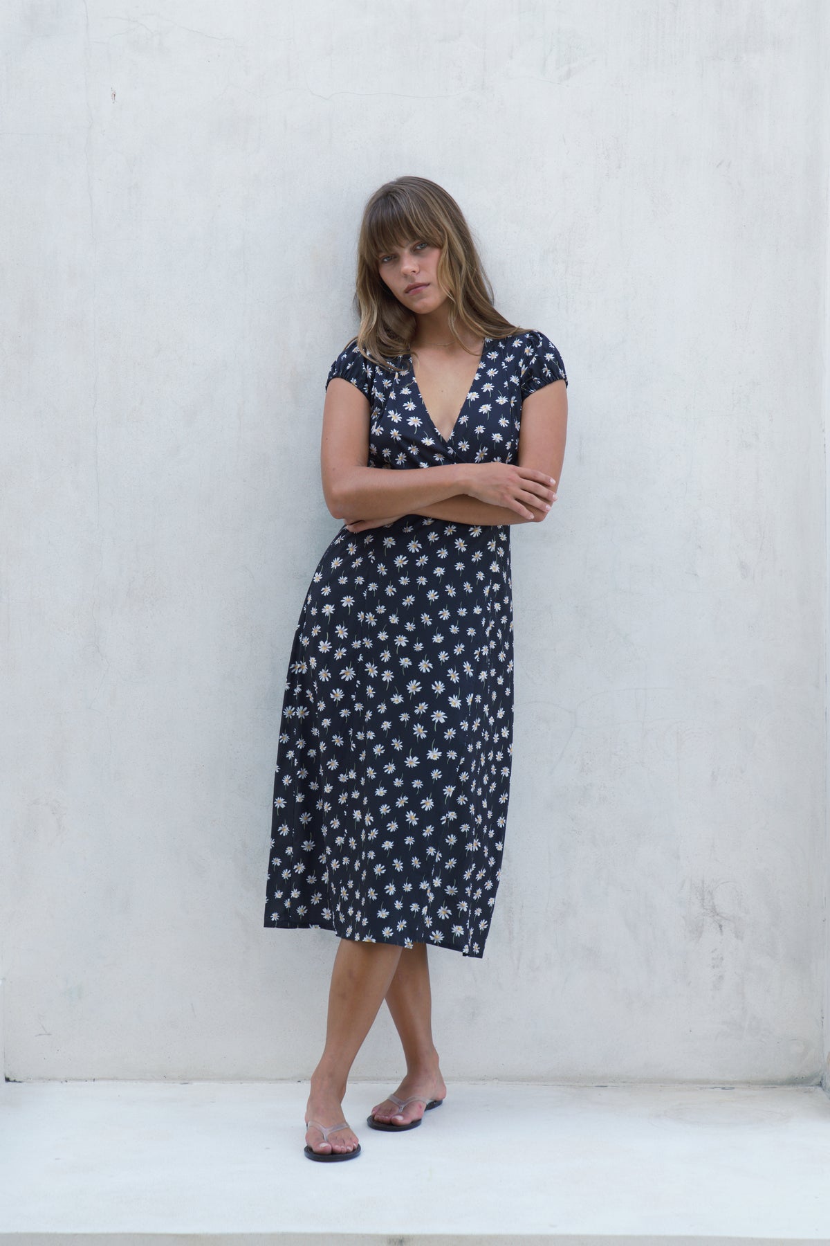 Alaia Midi Wrap Dress | Daisy