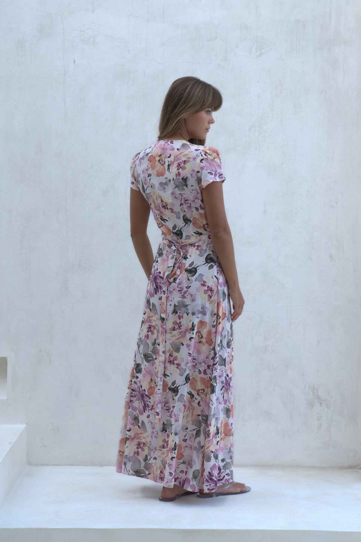 Alexa Maxi Wrap Dress | Soiree Floral