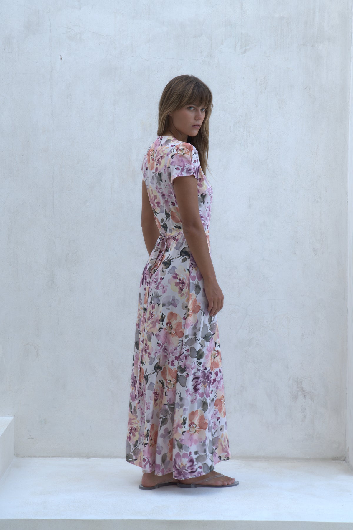 Alexa Maxi Wrap Dress | Soiree Floral