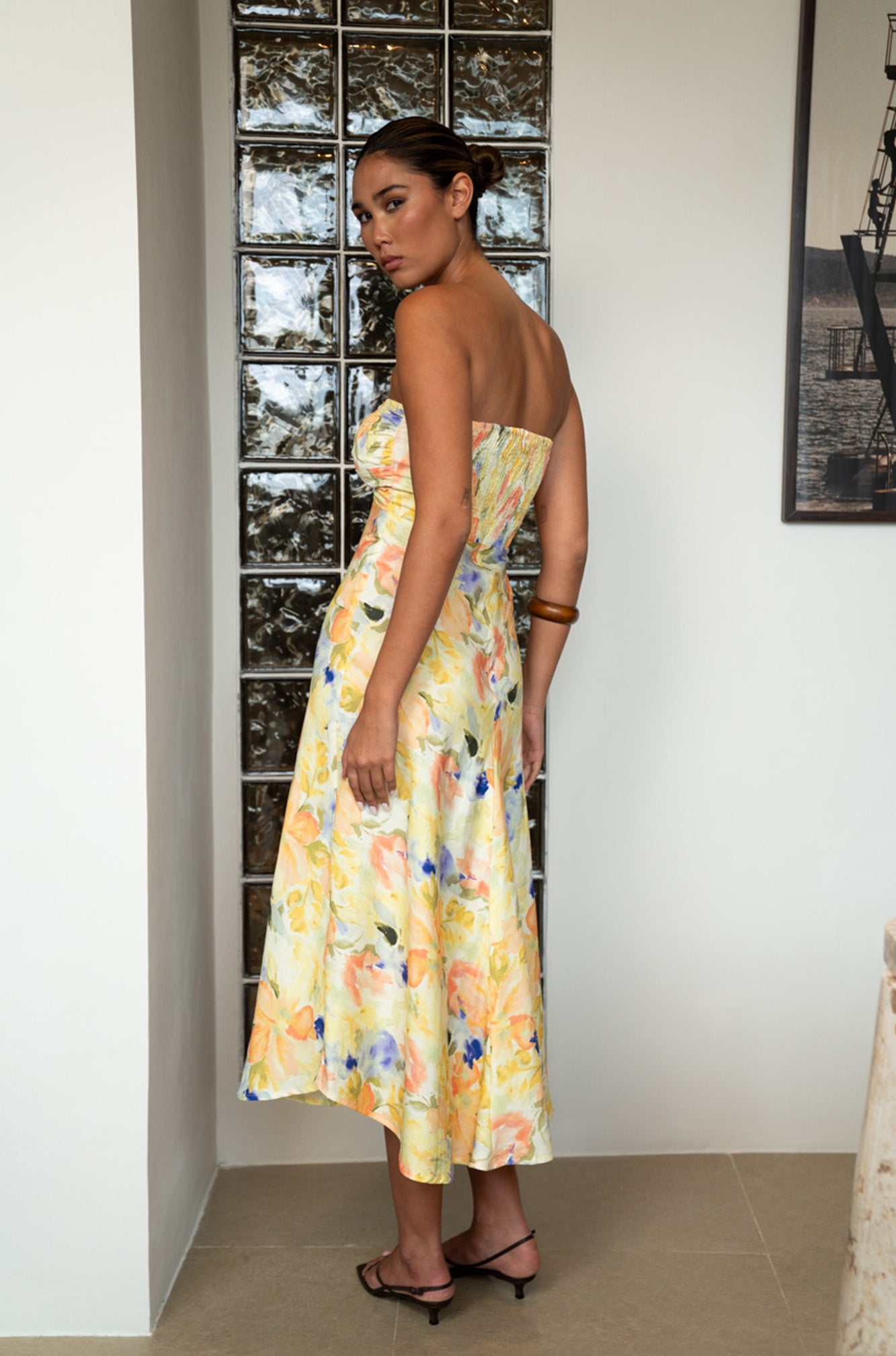 Sabine Midi Dress | Midsummer Blooms