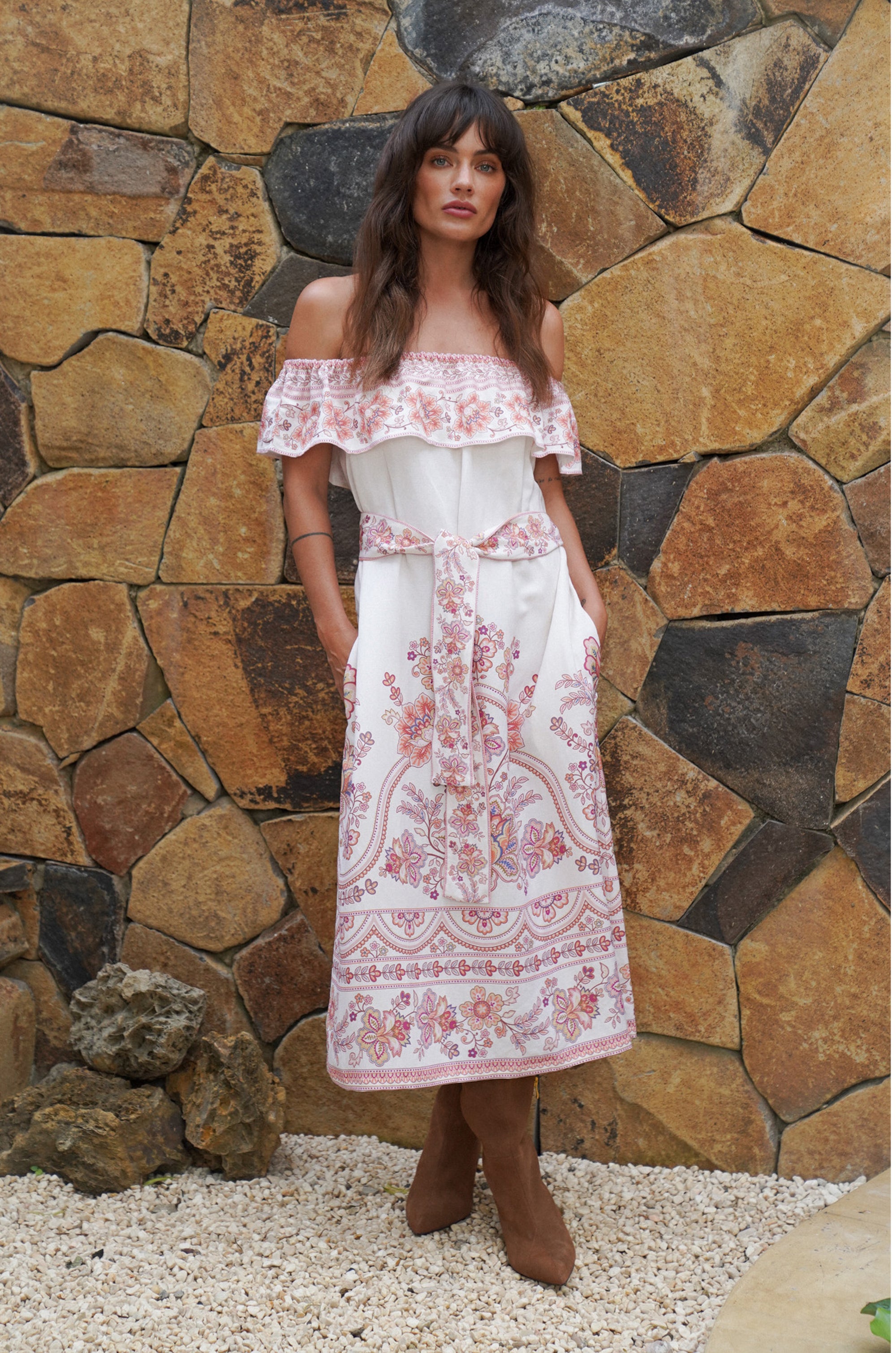 Lily Midi Dress | Bohemian Dream