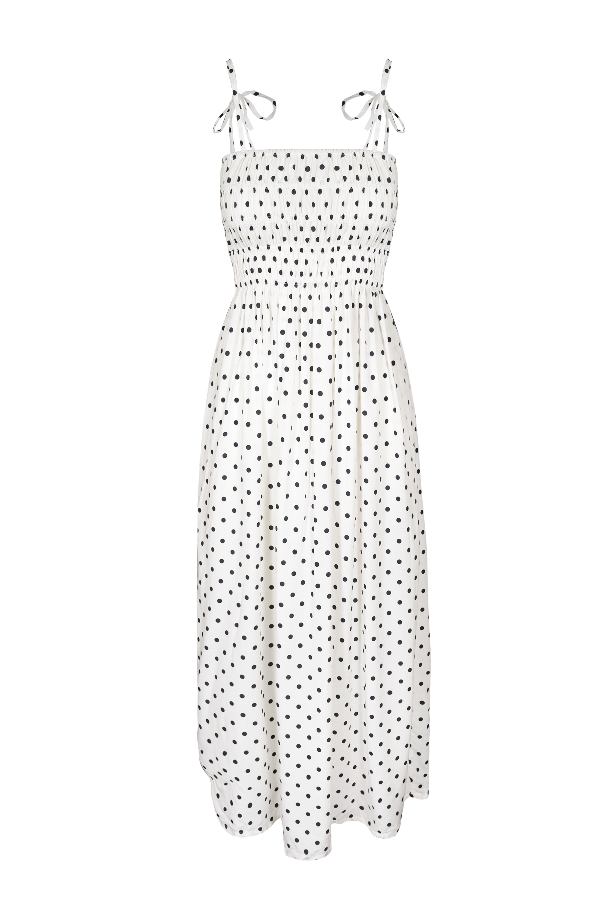 Amalfi Maxi Dress | Holiday Polka Dot