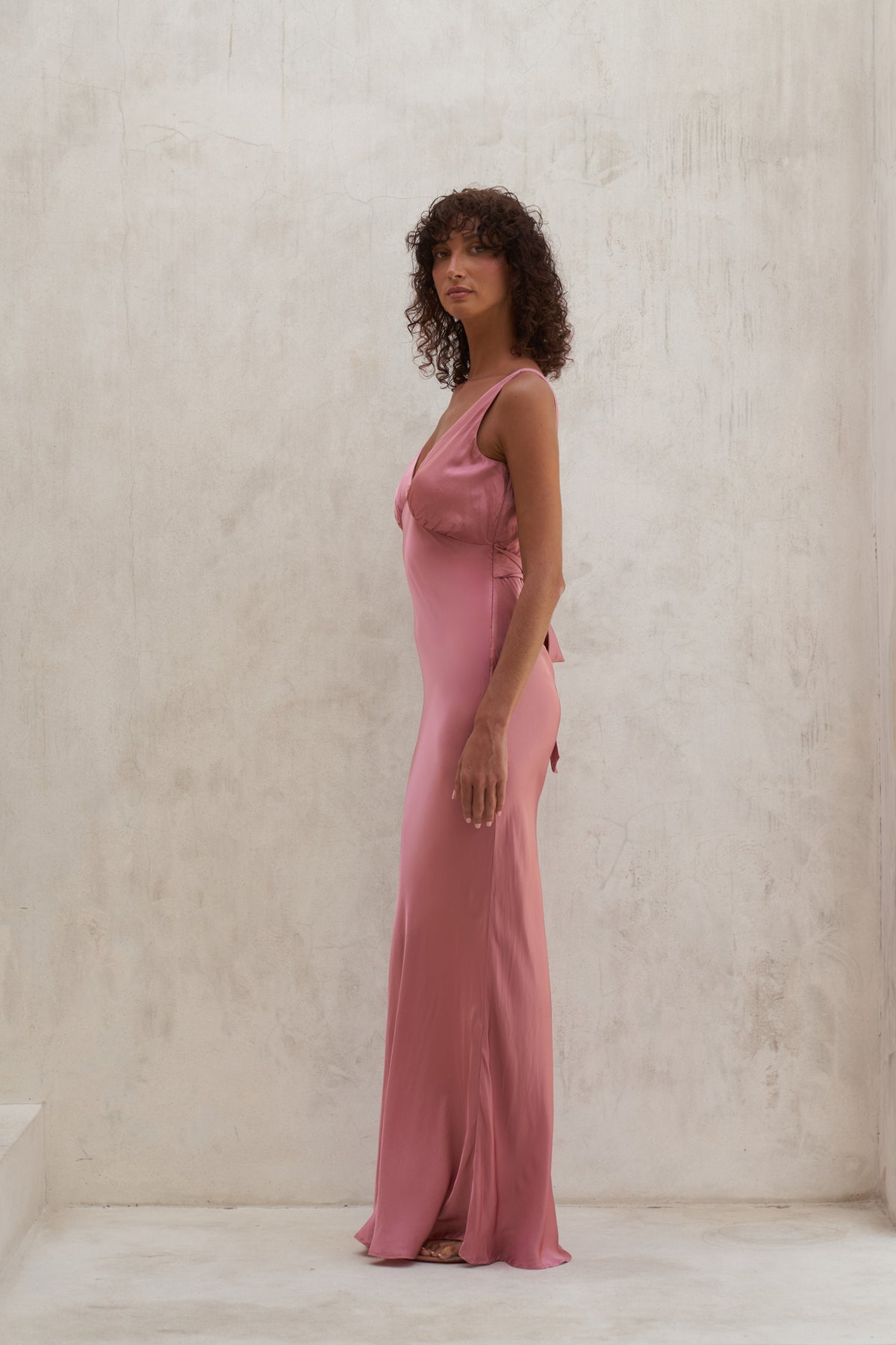 Bessette Maxi Dress | Berry Rose