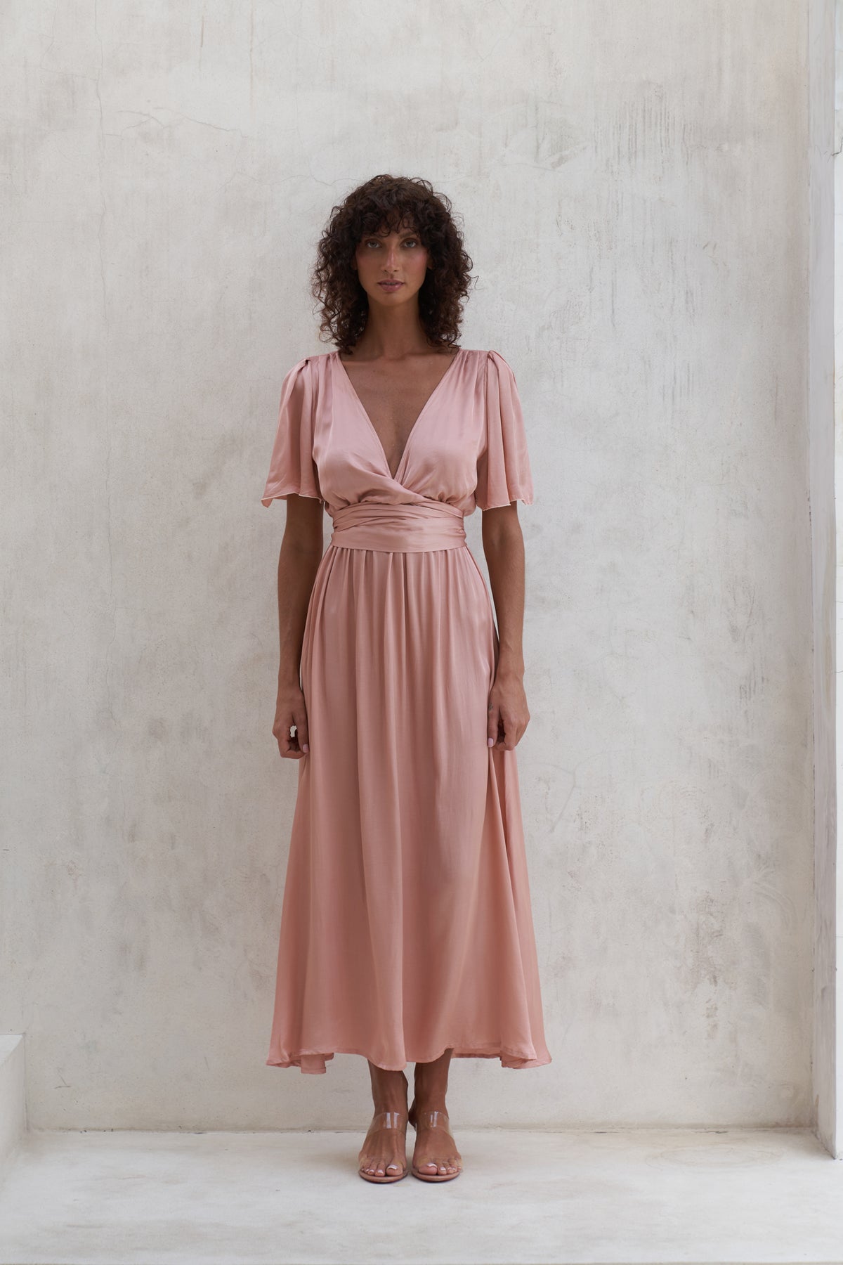 Marlowe Maxi Dress | Peach Rose