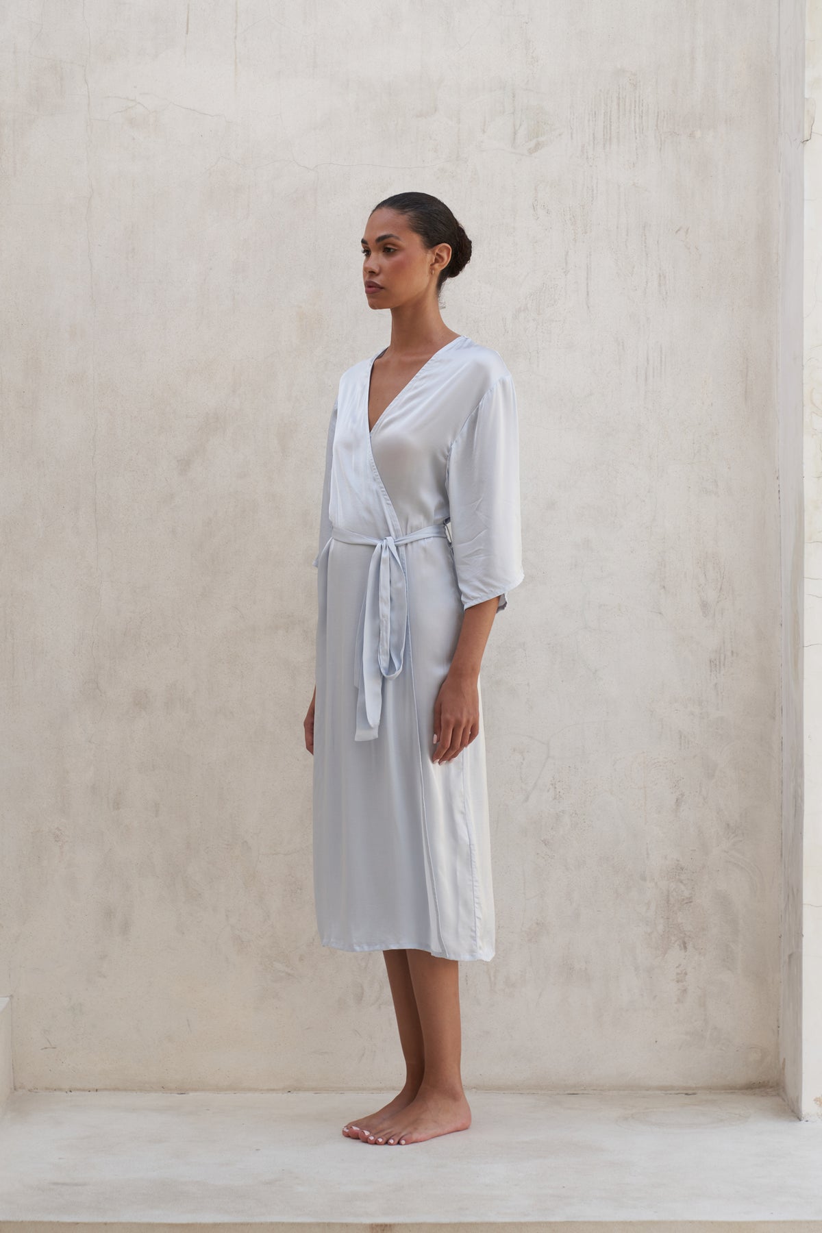 Olivia Robe | Pearl Blue