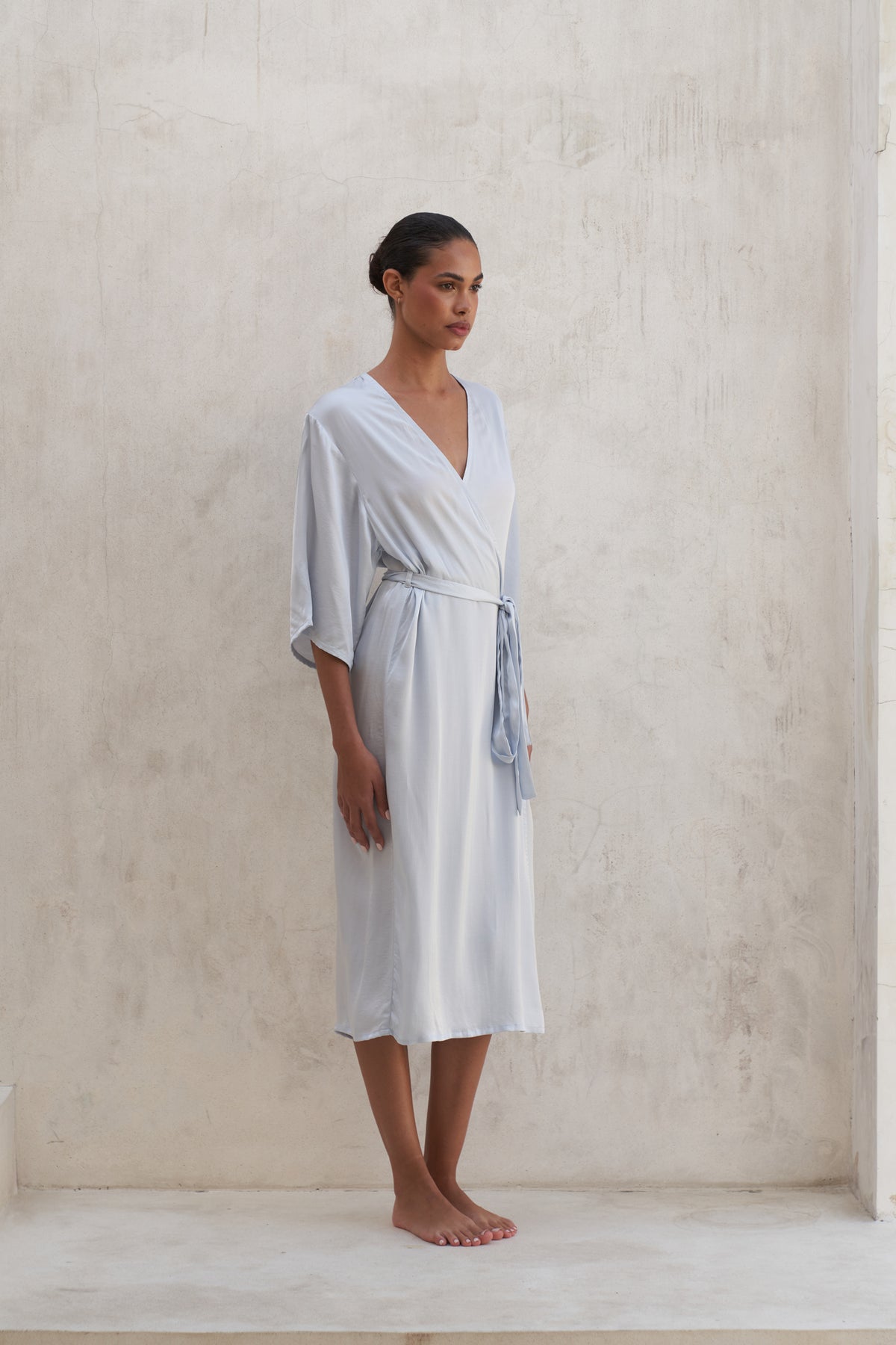 Olivia Robe | Pearl Blue