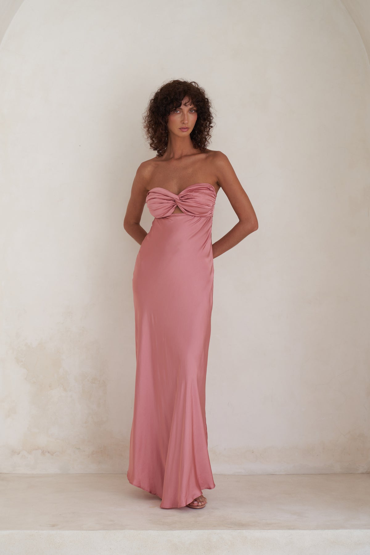 Victoria Maxi Dress | Berry Rose