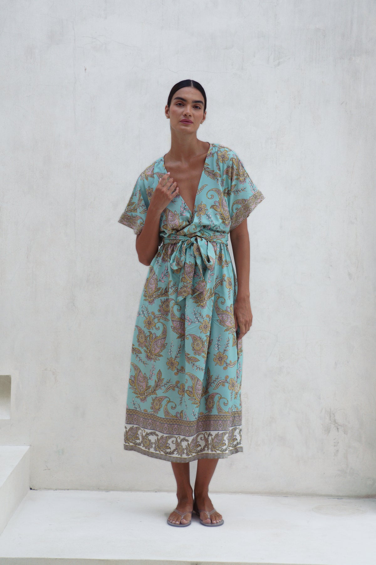 Melody Midi Dress | Amalfi Paisley