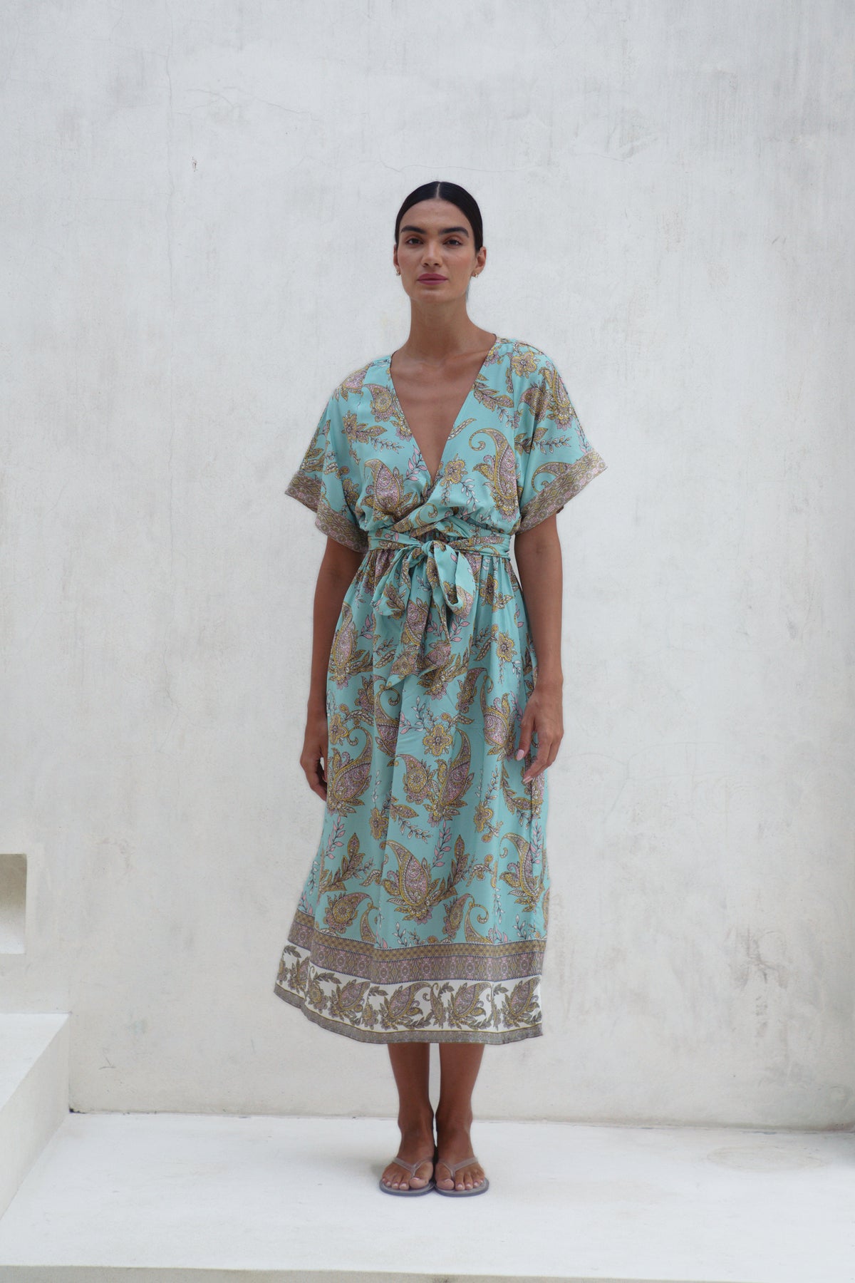 Melody Midi Dress | Amalfi Paisley