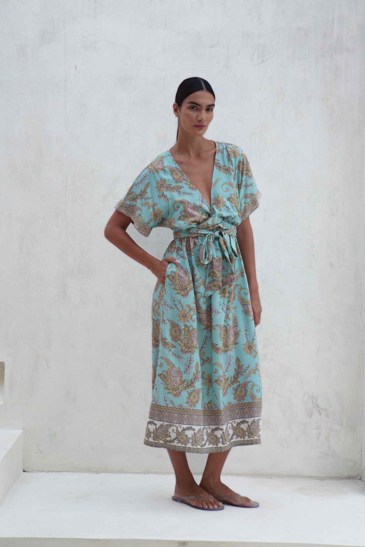 Melody Midi Dress | Amalfi Paisley