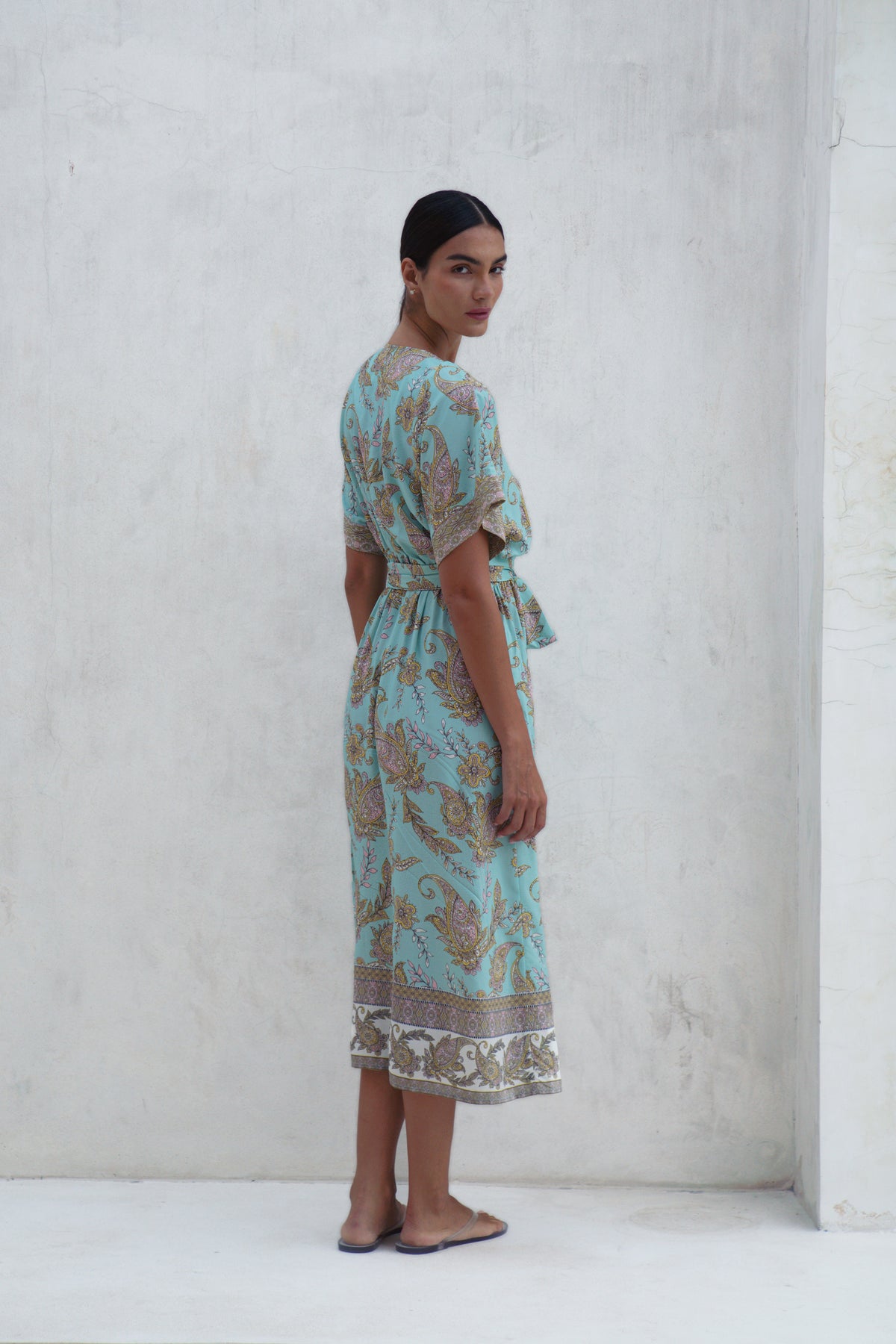 Melody Midi Dress | Amalfi Paisley