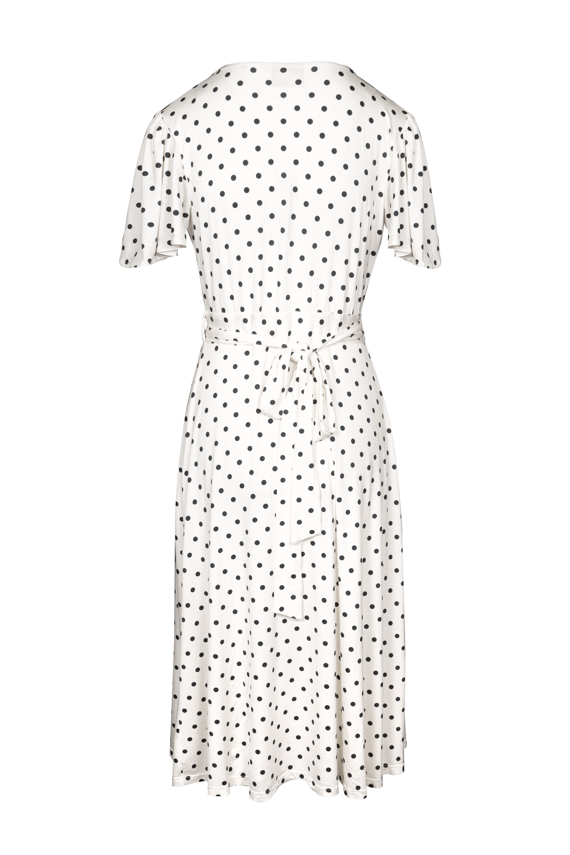 Lucia Midi Wrap Dress | Holiday Polka Dot
