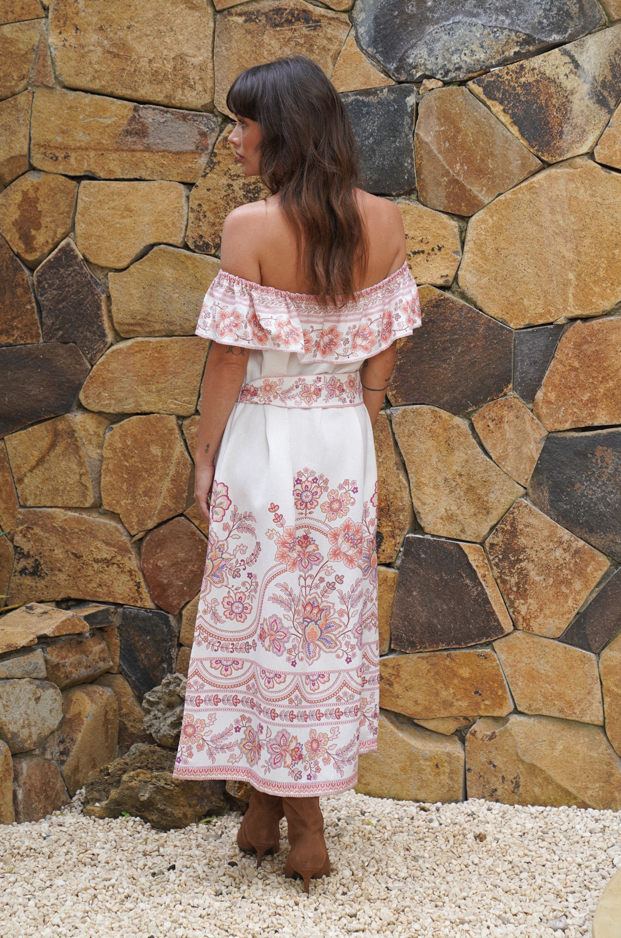 Lily Midi Dress | Bohemian Dream HAZEL & FOLK Lily Midi Dress | Bohemian Dream HAZEL & FOLK