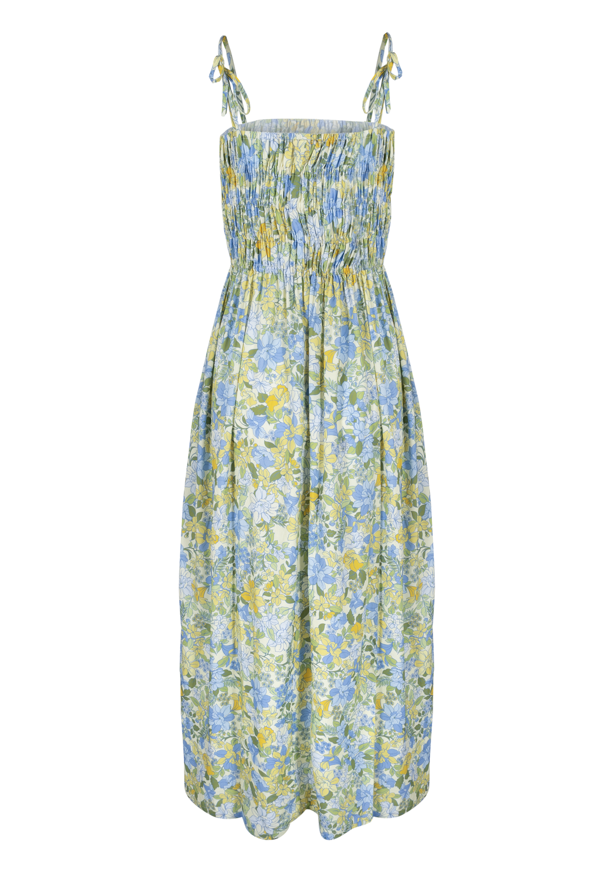 Amalfi Maxi Dress | Pastel Blooms