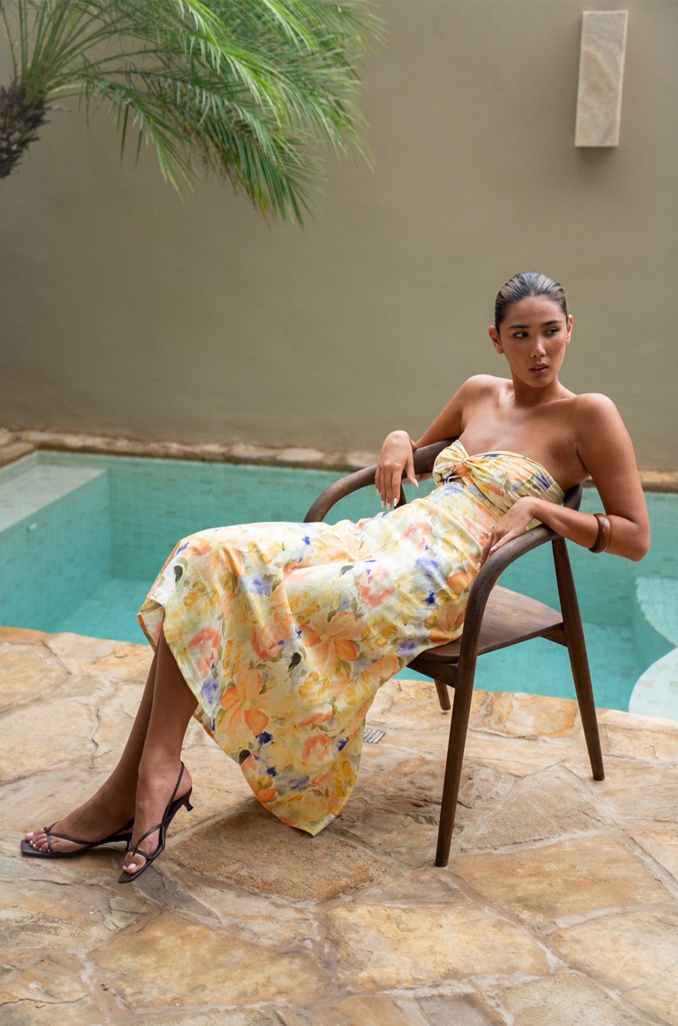 Sabine Midi Dress | Midsummer Blooms