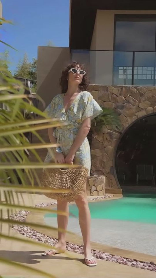 Melody Mini Dress | Pastel Blooms