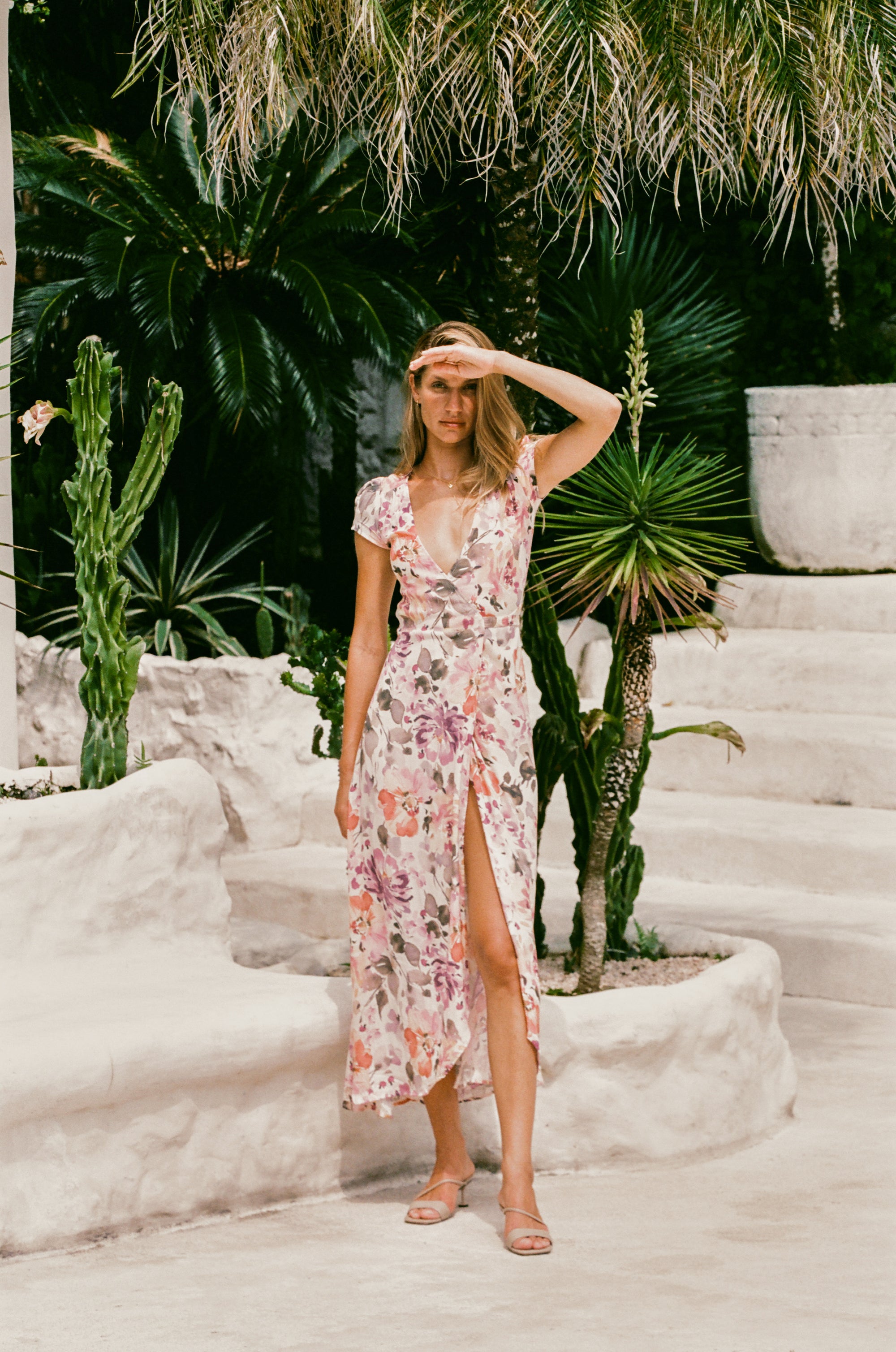 Alexa Maxi Wrap Dress | Soiree Floral