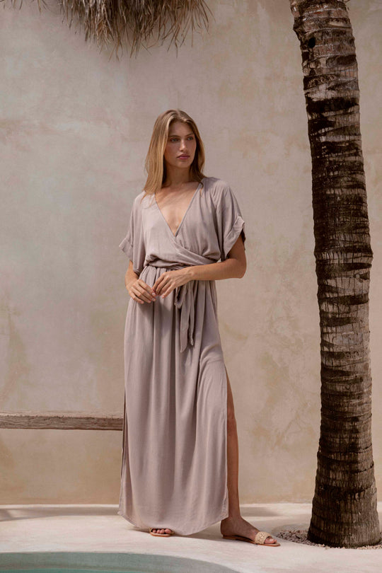 Melody Maxi Dress | Latte