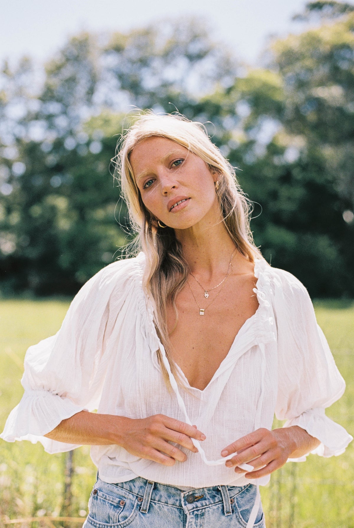 Emmaline Blouse | White