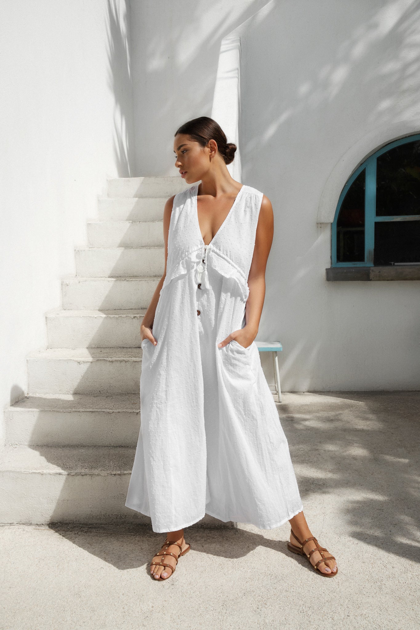 Byron Maxi Dress | White