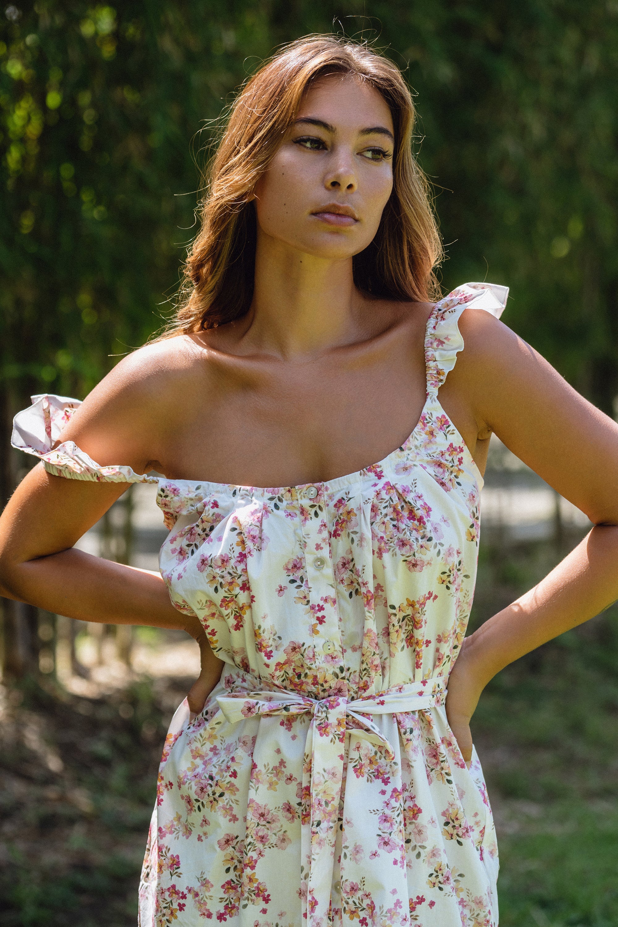 Chloe Midi Dress | Meadow Blush