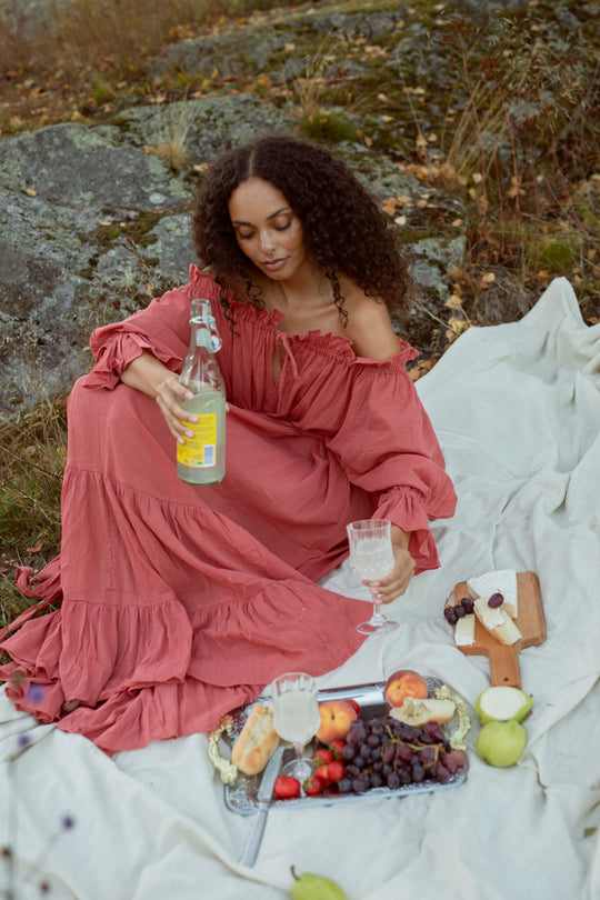 Emmaline Gown | Deep Rose