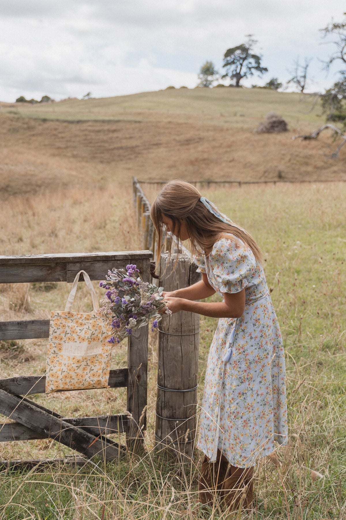 Alice Midi Wrap Dress | Spring Bouquet