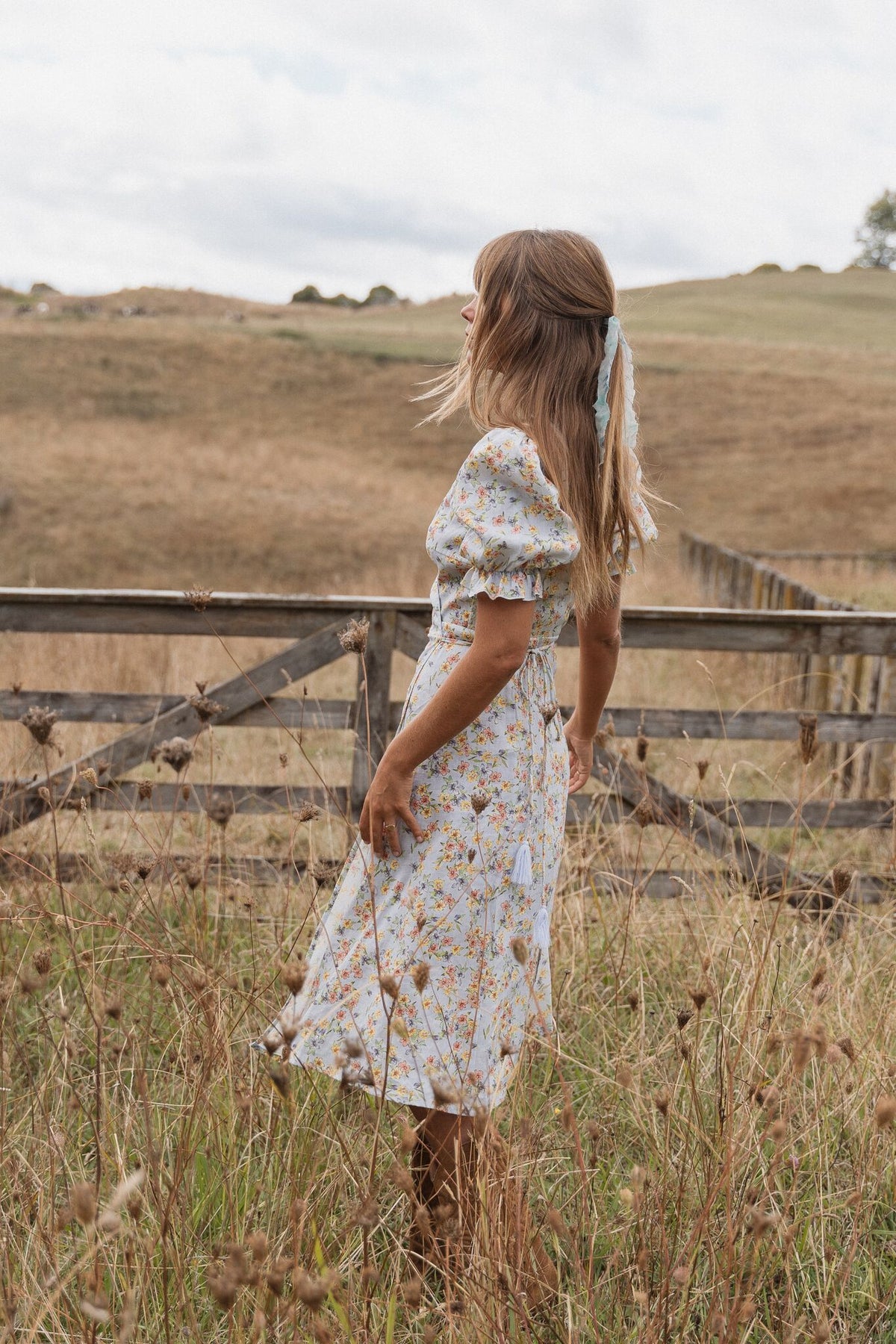 Alice Midi Wrap Dress | Spring Bouquet