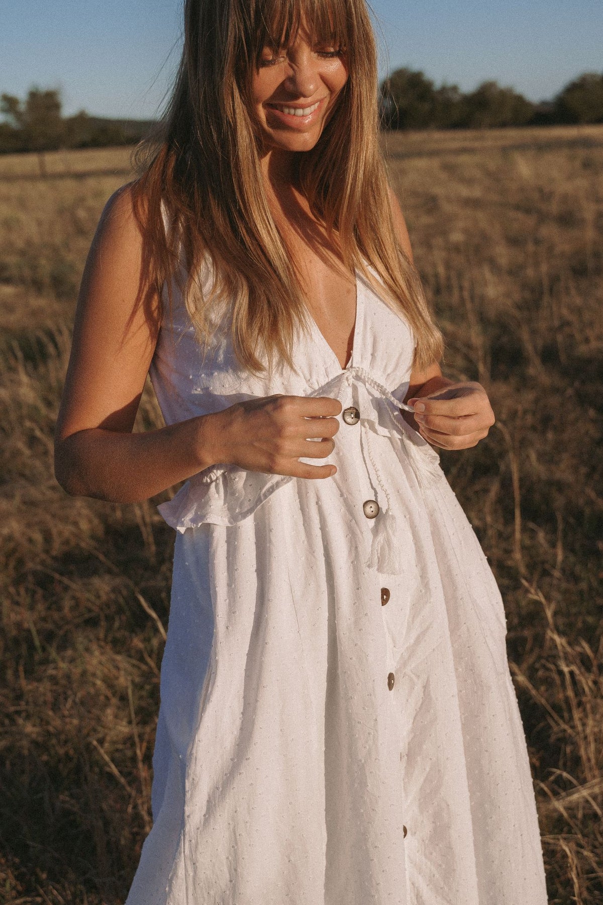 Byron Maxi Dress | White