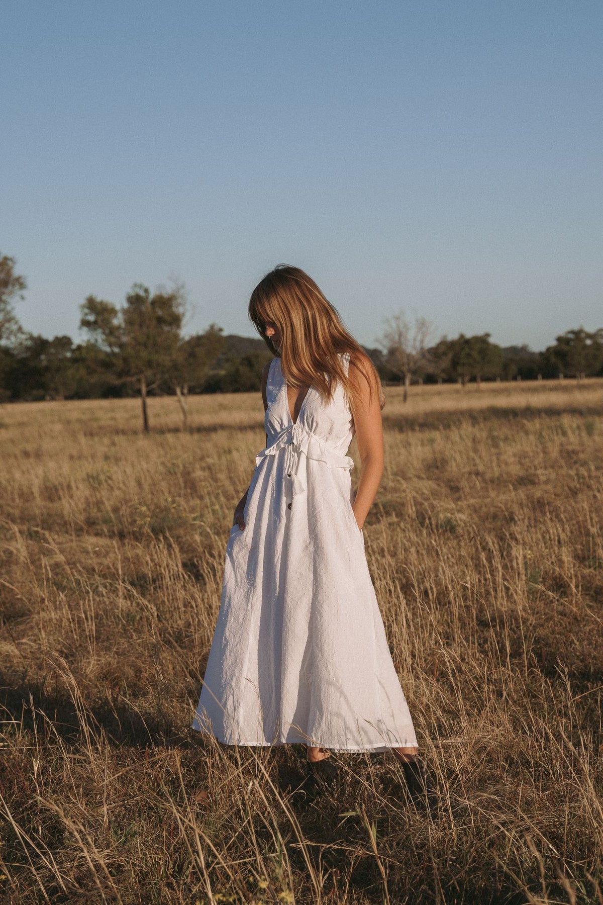 Byron Maxi Dress | White