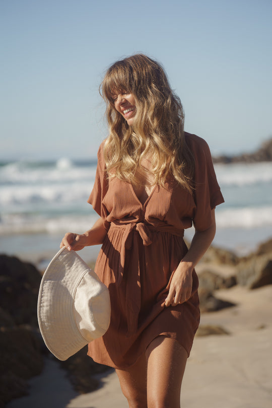 Melody Mini Dress | Cinnamon