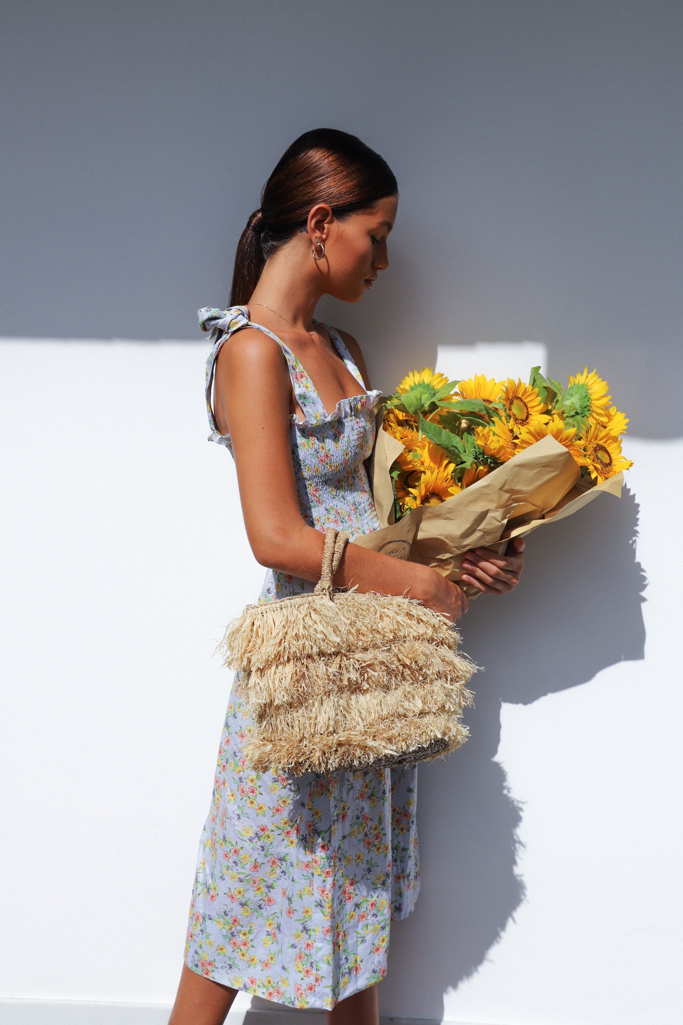 Farrah Midi Dress | Spring Bouquet