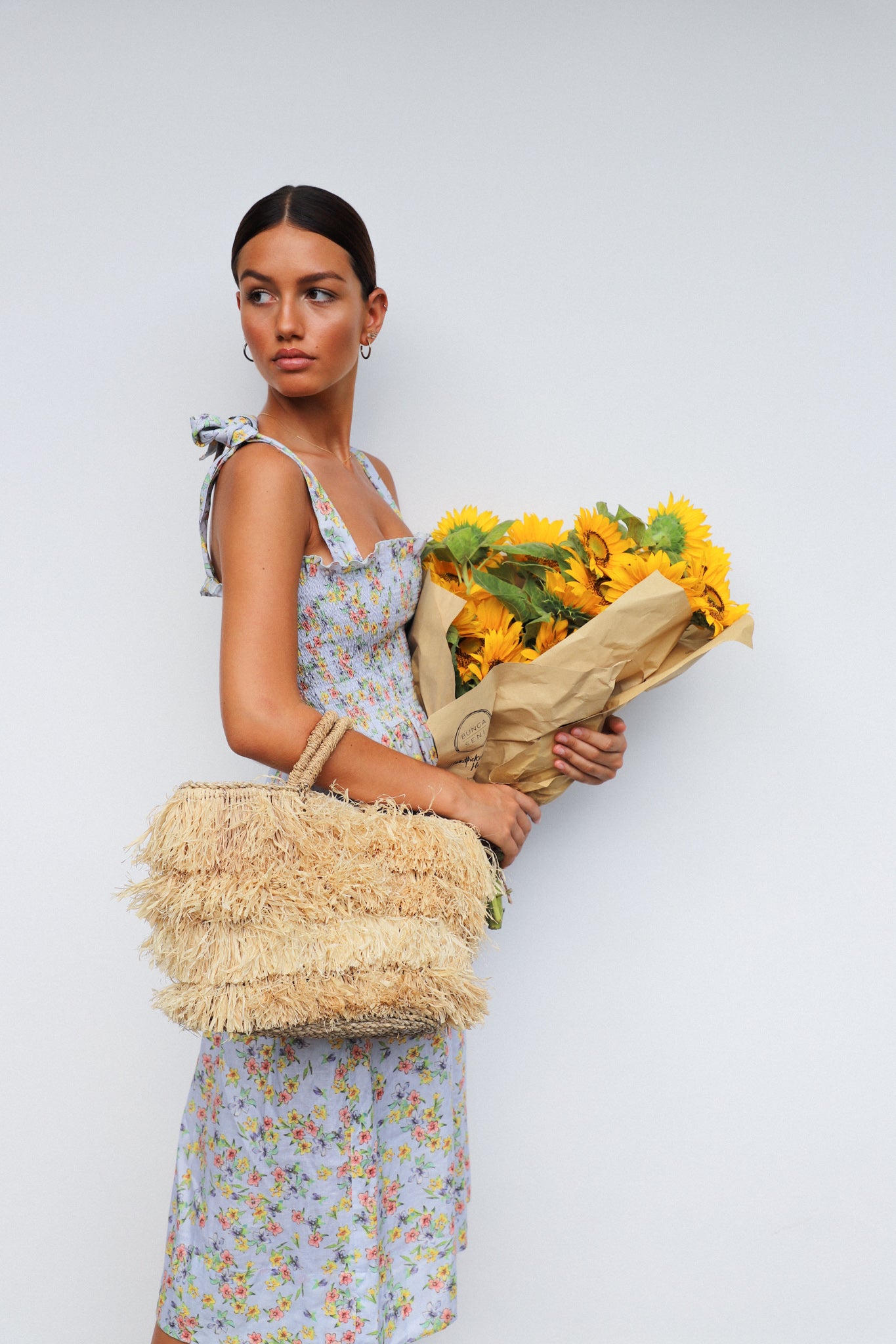 Farrah Midi Dress | Spring Bouquet