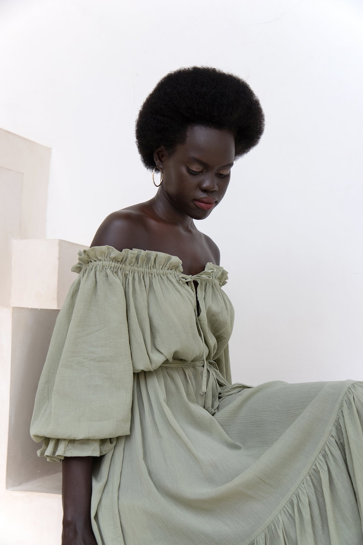 Emmaline Gown | Sage Green