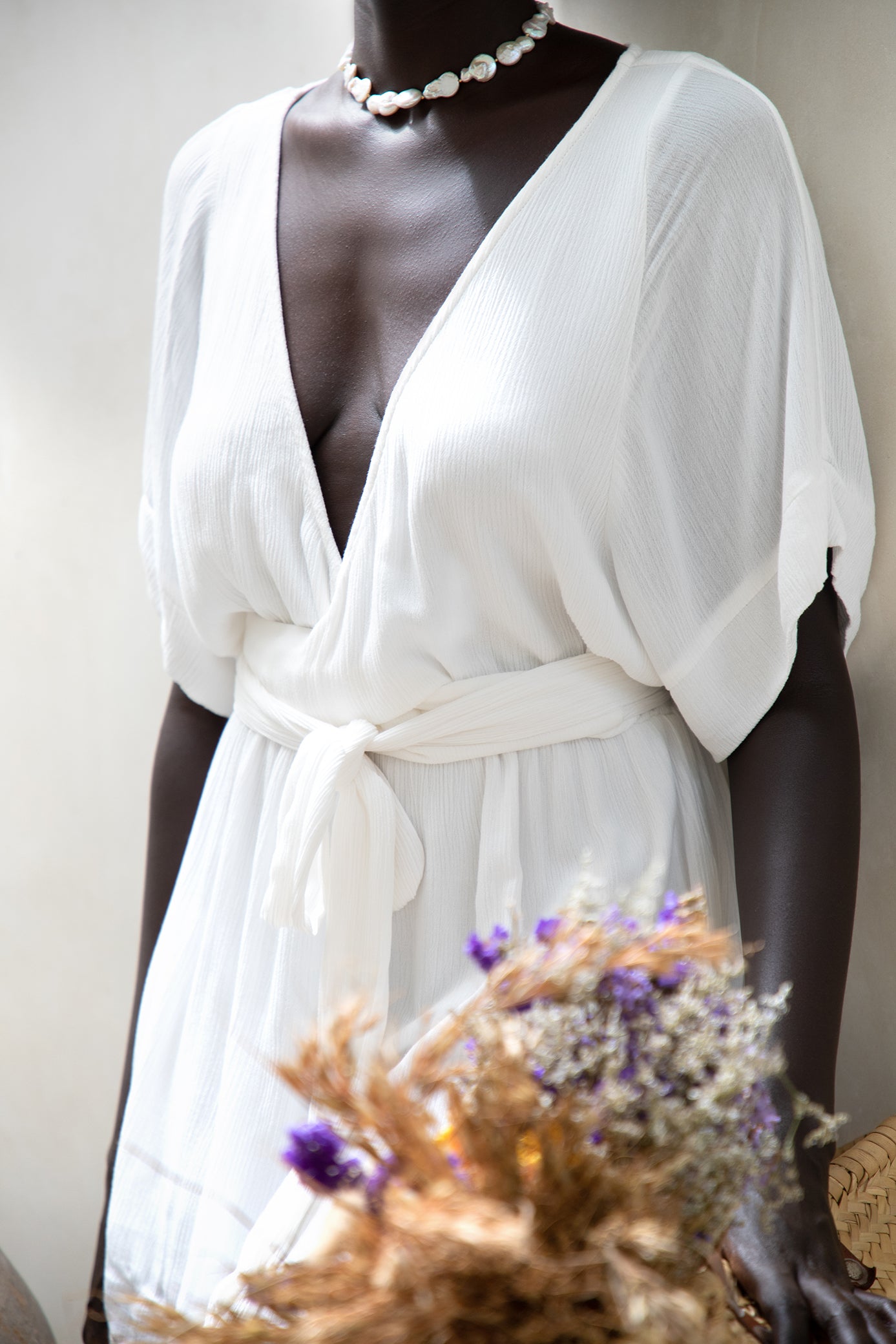 Melody Mini Dress | White