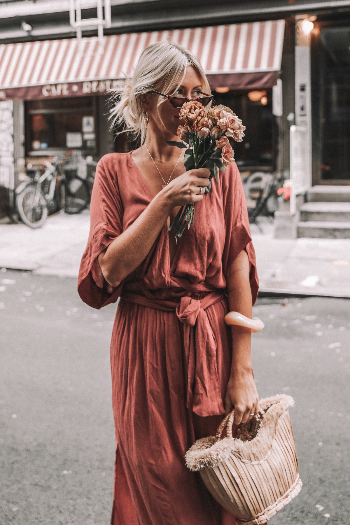 Melody Maxi Dress | Deep Rose