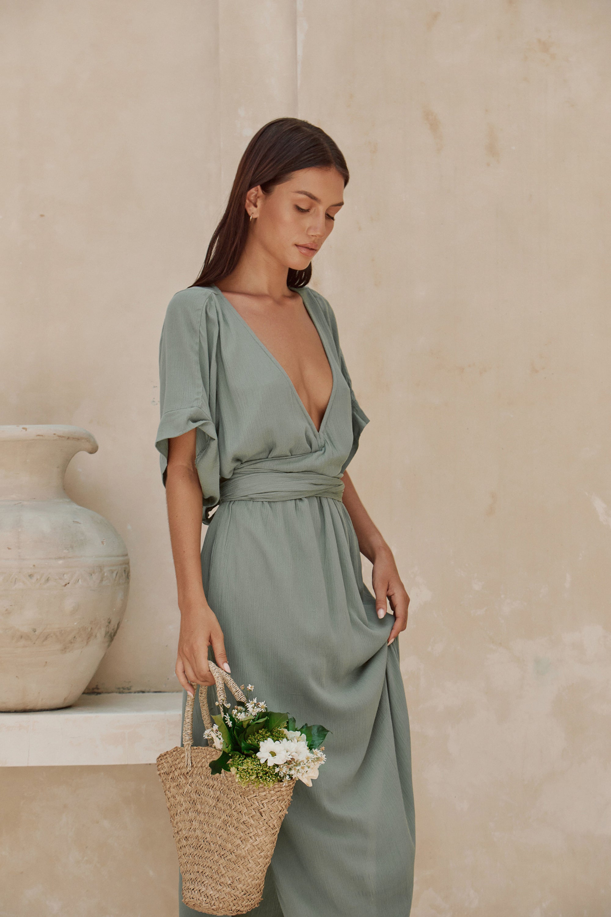 Olive Green Bridesmaid Dress | Melody Maxi Dress HAZEL & FOLK Olive Green Bridesmaid Dress | Melody Maxi Dress HAZEL & FOLK