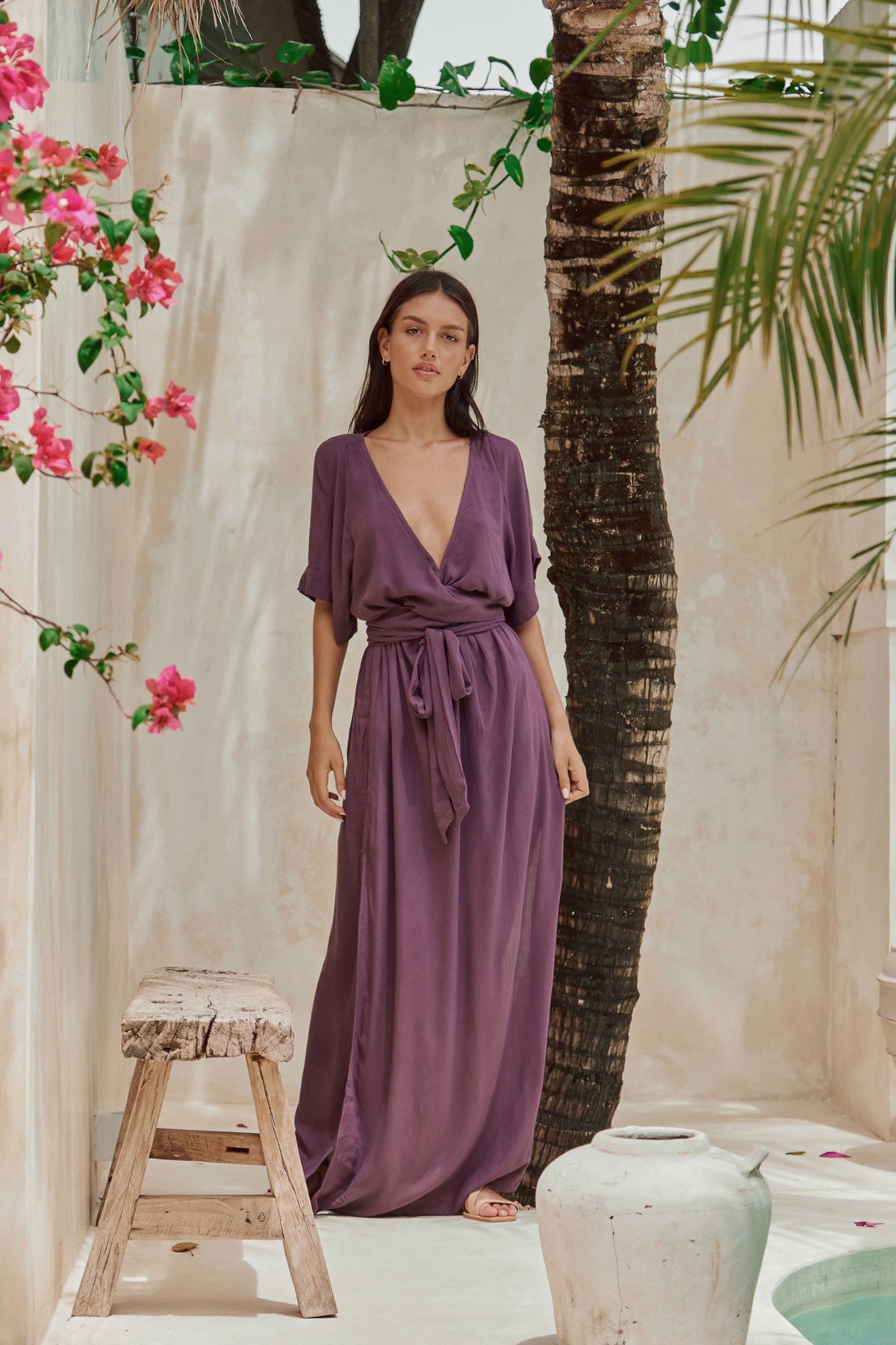 Melody Maxi Dress | Plum