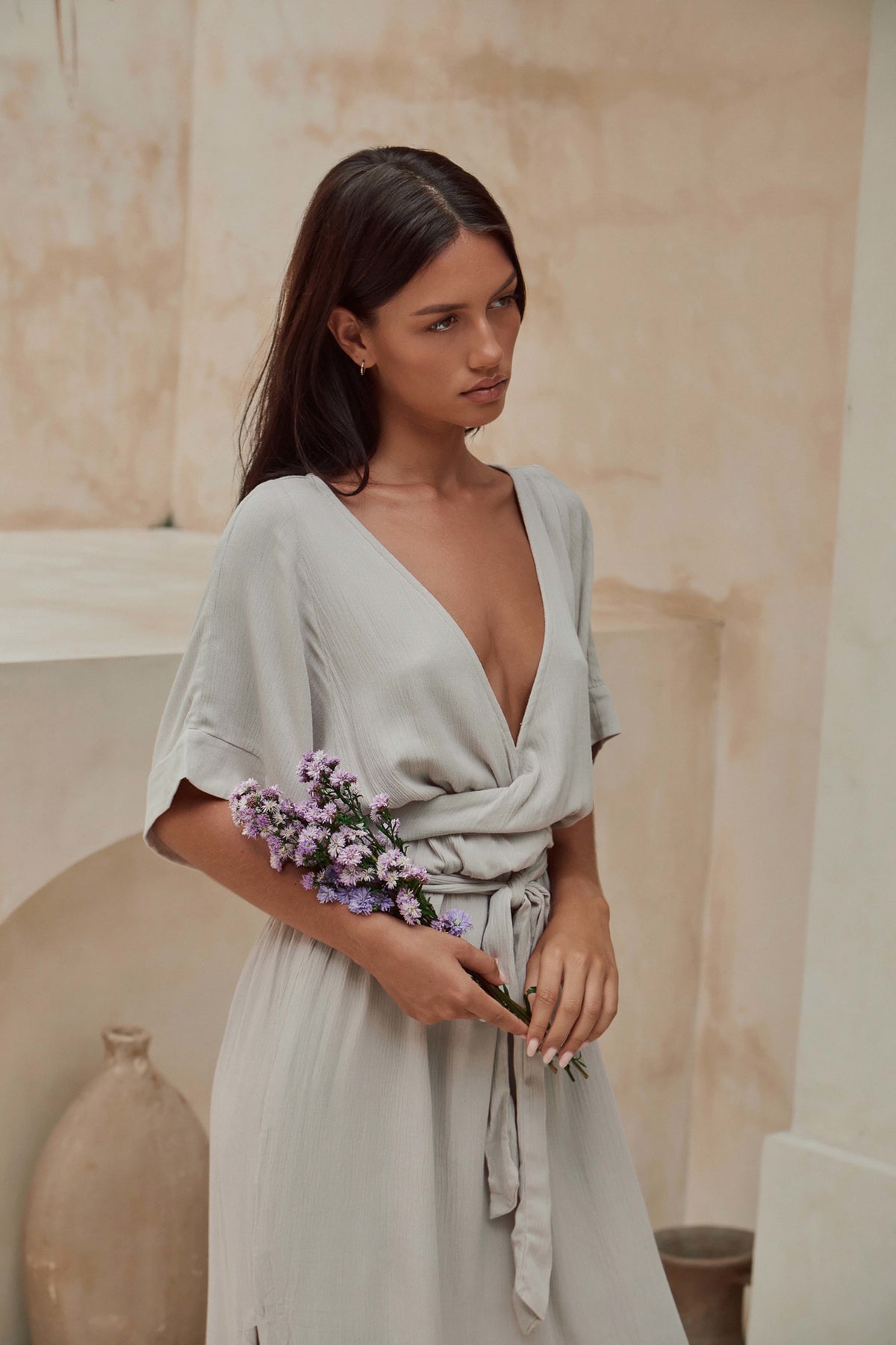 Melody Maxi Dress | Smokey Taupe
