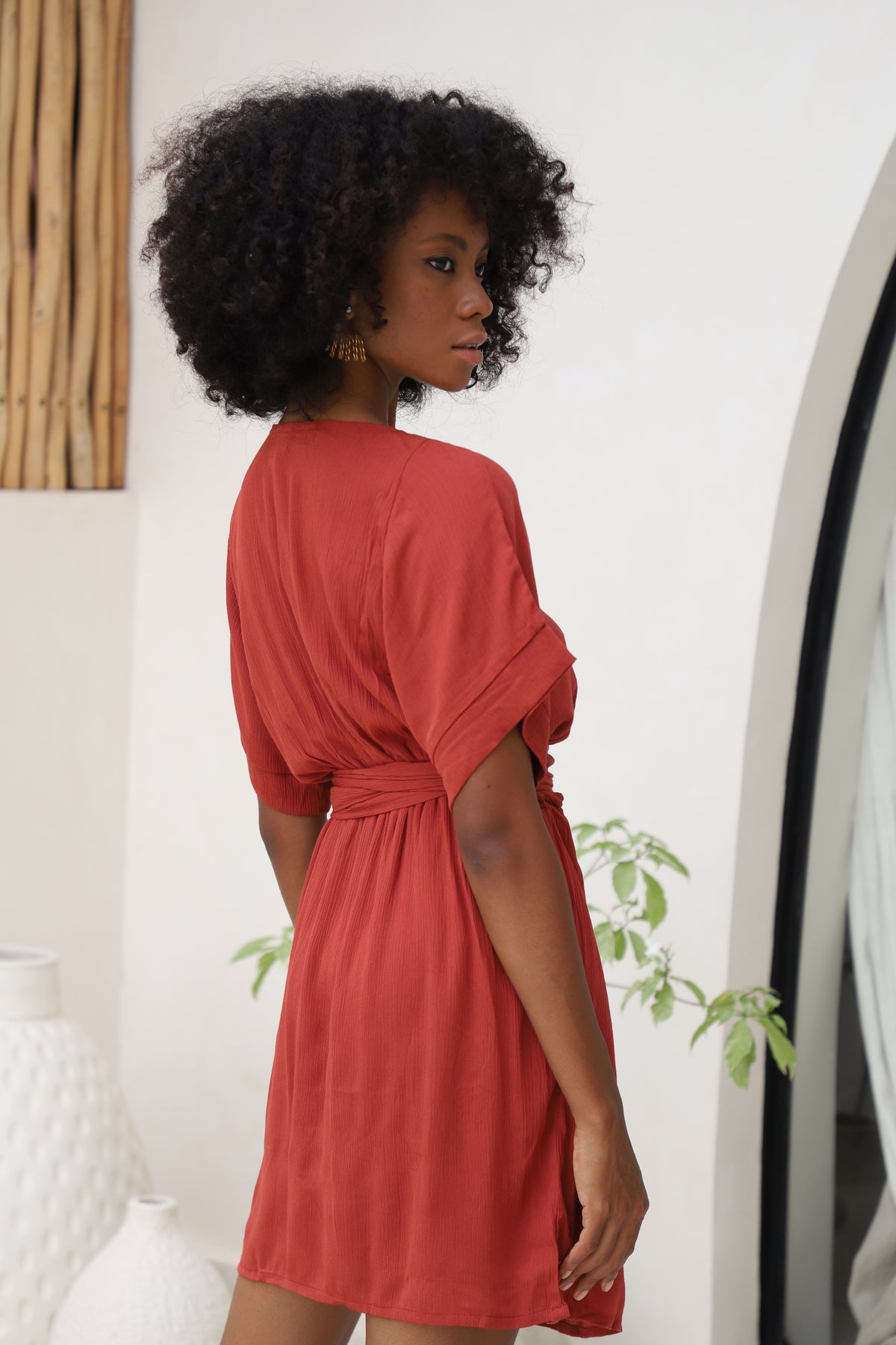 Melody Mini Dress | Deep Rose