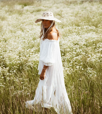 Emmaline Gown | White Bridesmaid Dress · HAZEL & FOLK