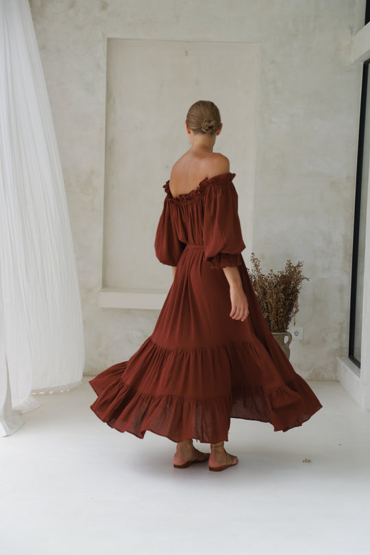 Emmaline Gown | Espresso