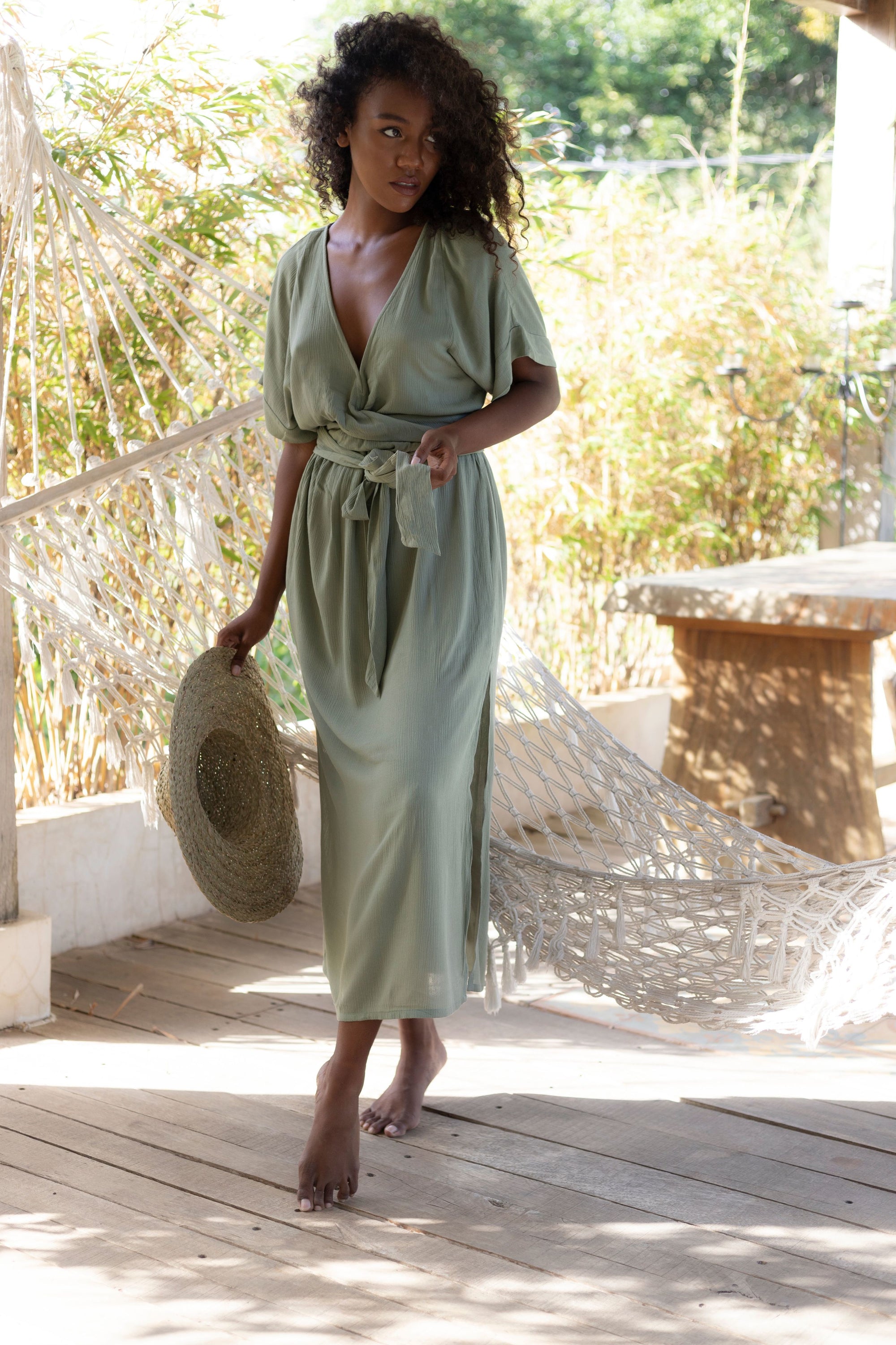 Melody Maxi Dress | Sage Green HAZEL & FOLK Melody Maxi Dress | Sage Green HAZEL & FOLK