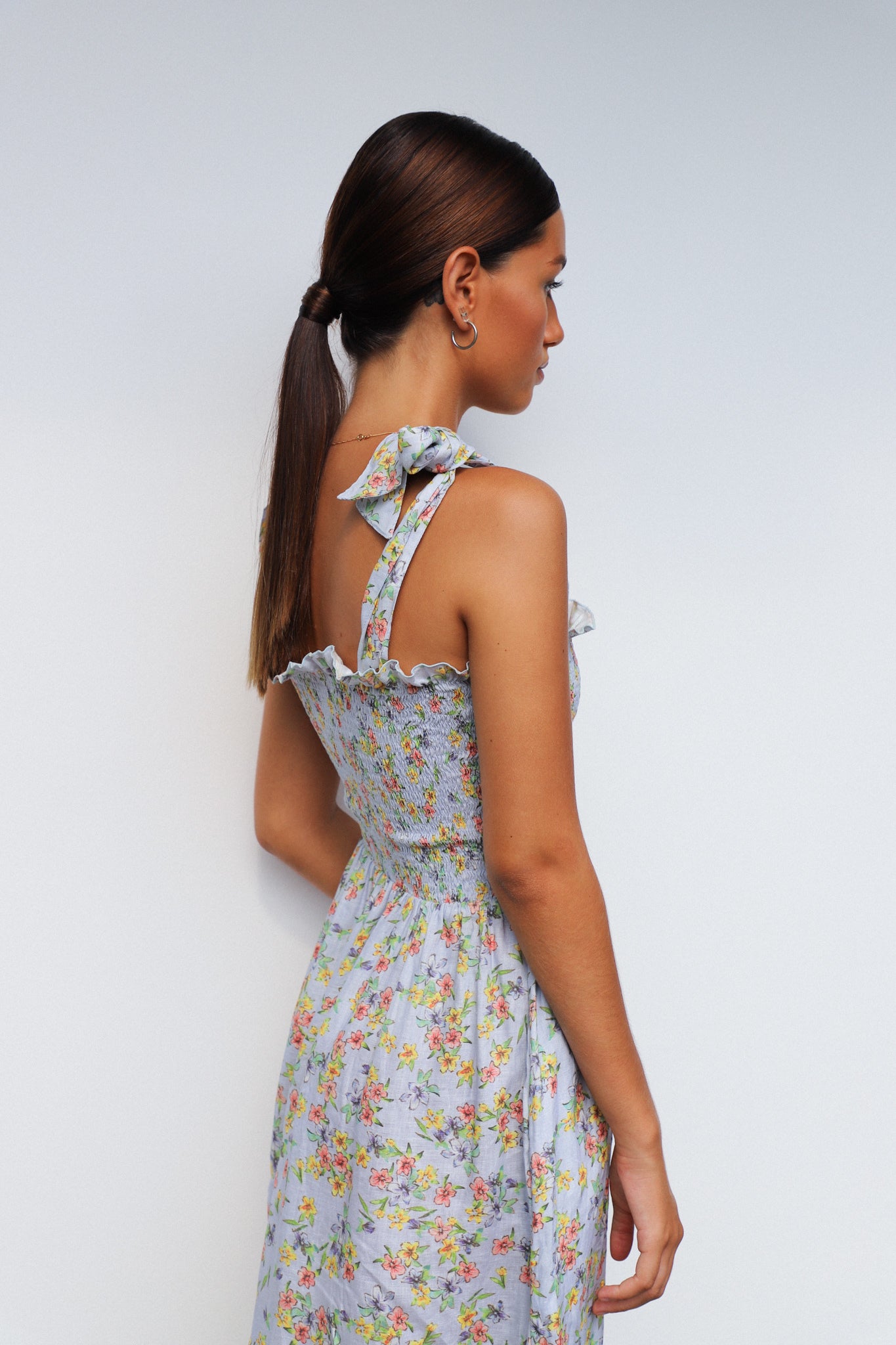 Farrah Midi Dress | Spring Bouquet