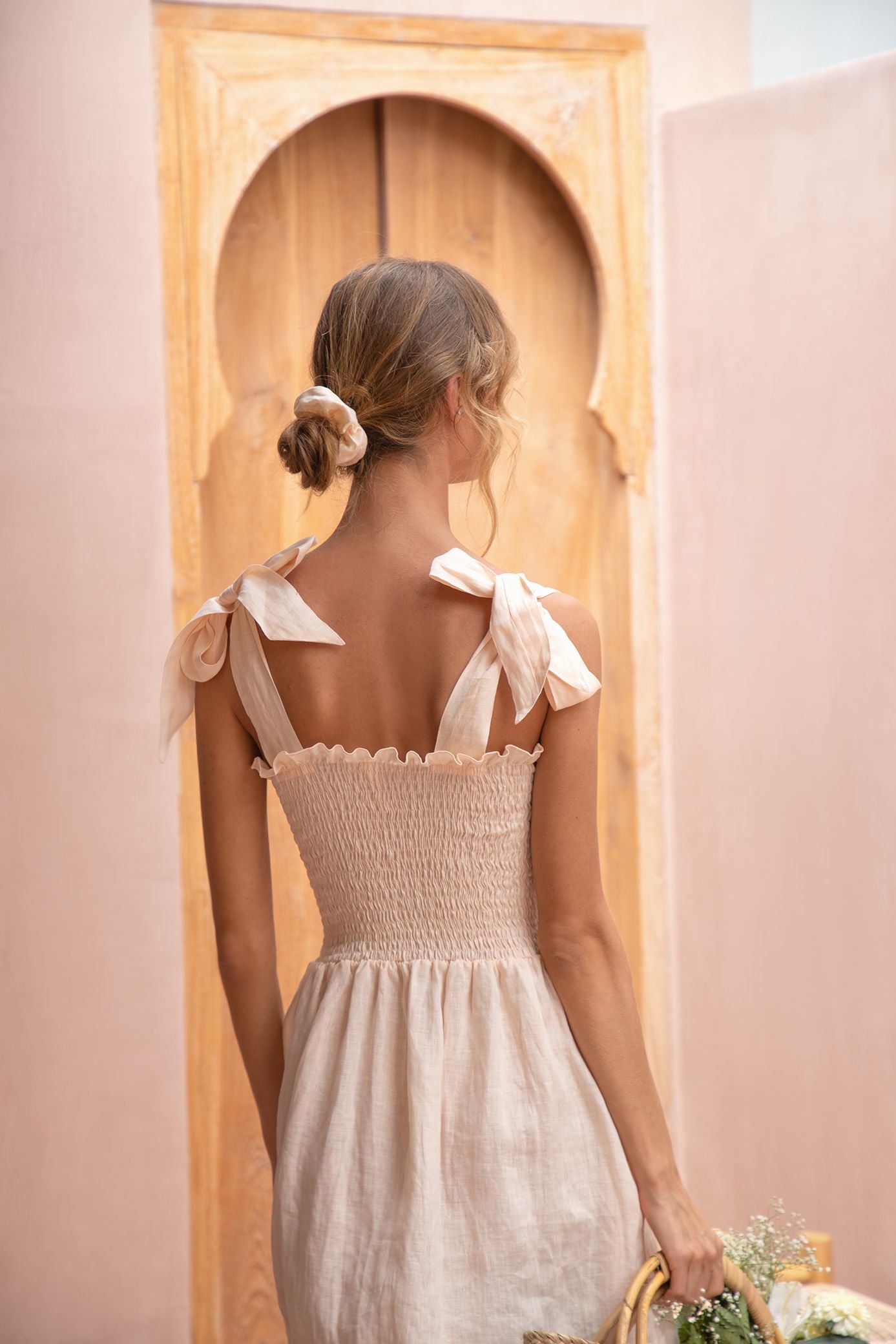Farrah Mini Dress | Ivory Sand