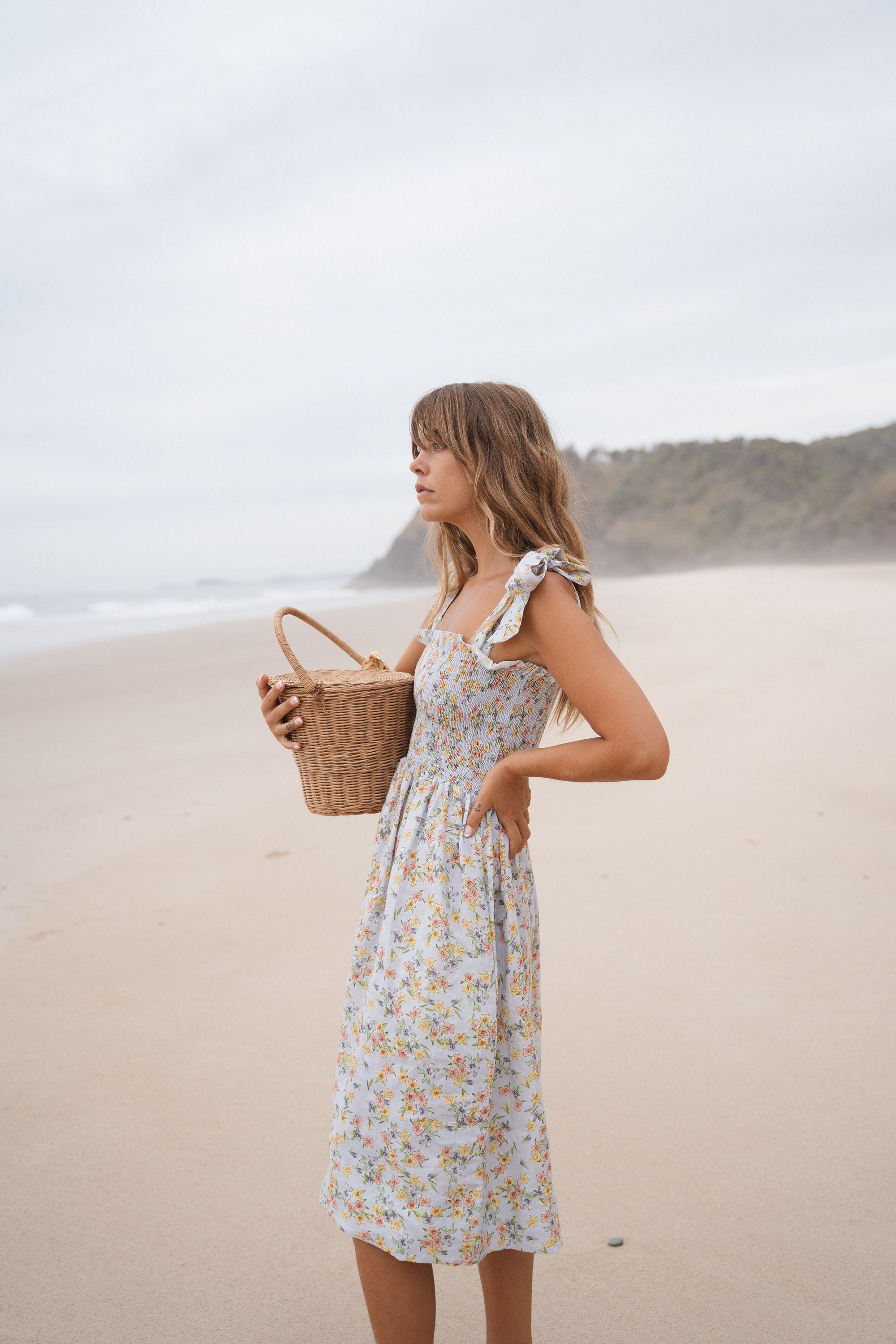 Farrah Midi Dress | Spring Bouquet