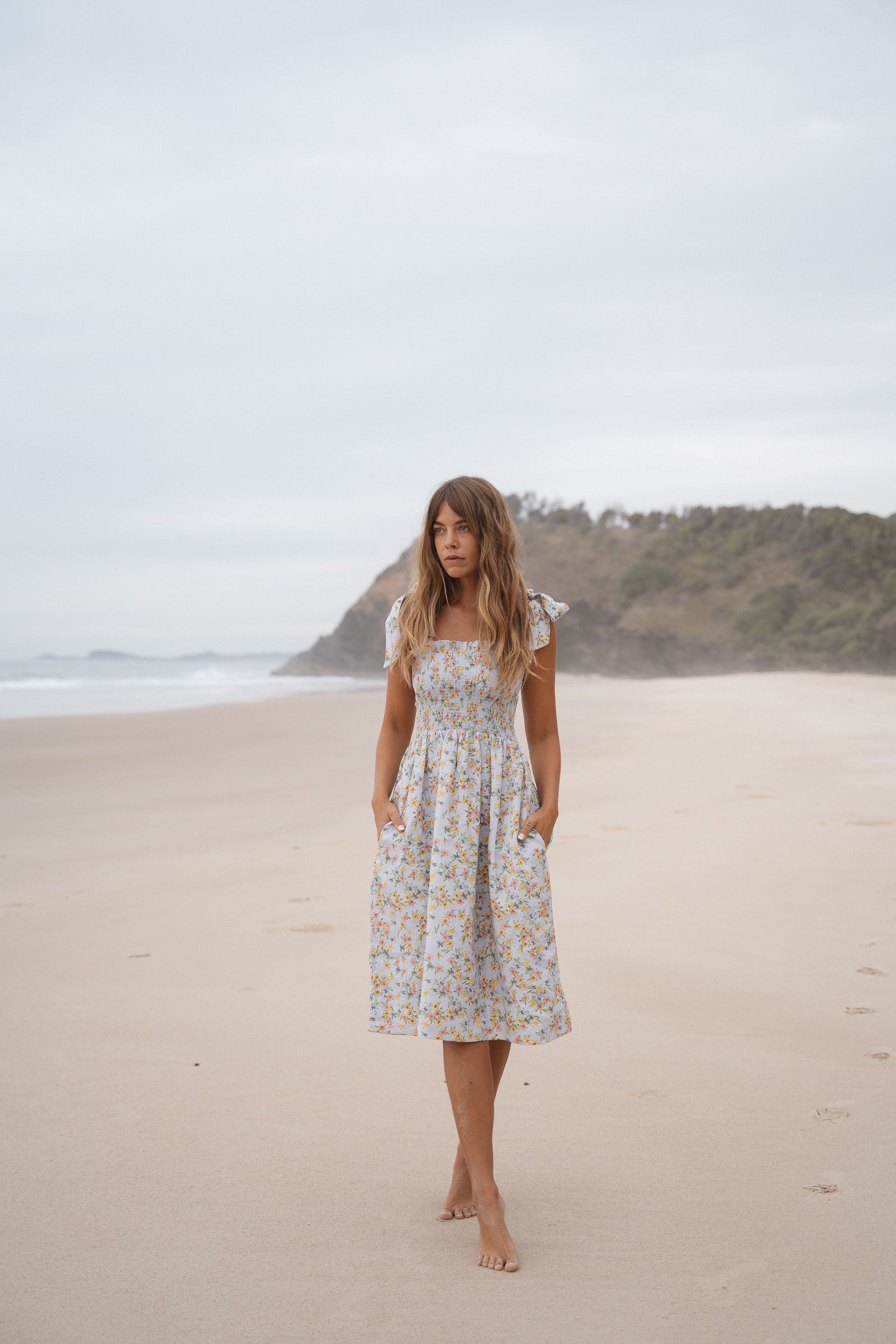 Farrah Midi Dress | Spring Bouquet