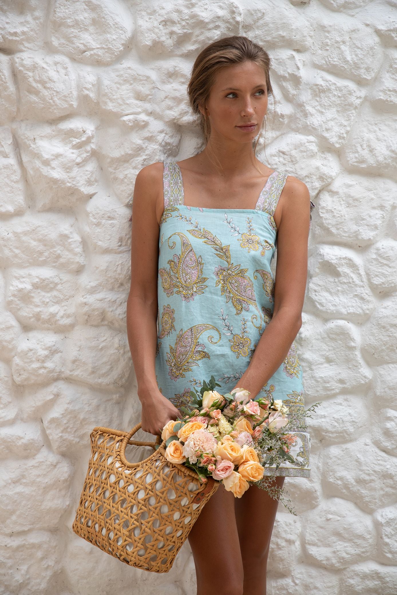 Stella Mini Dress | Amalfi Paisley